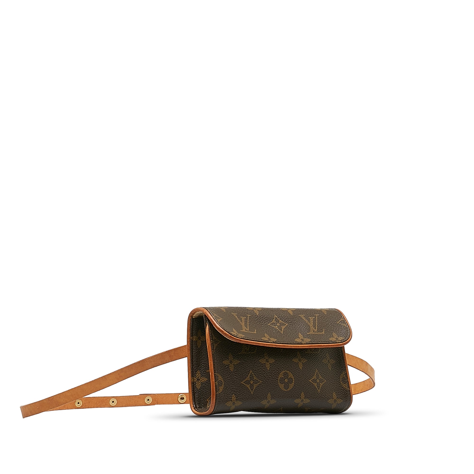 Brown Louis Vuitton Monogram Pochette Florentine Belt Bag