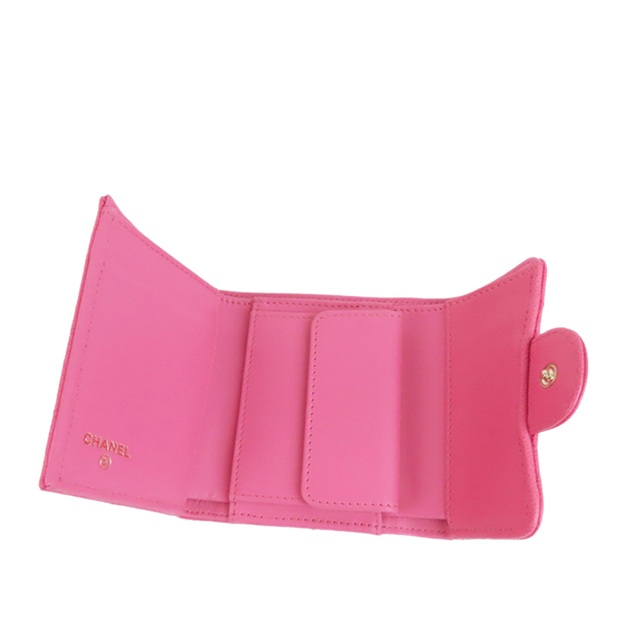 Pink Chanel CC Lambskin Ombre Zippy Wallet – Designer Revival
