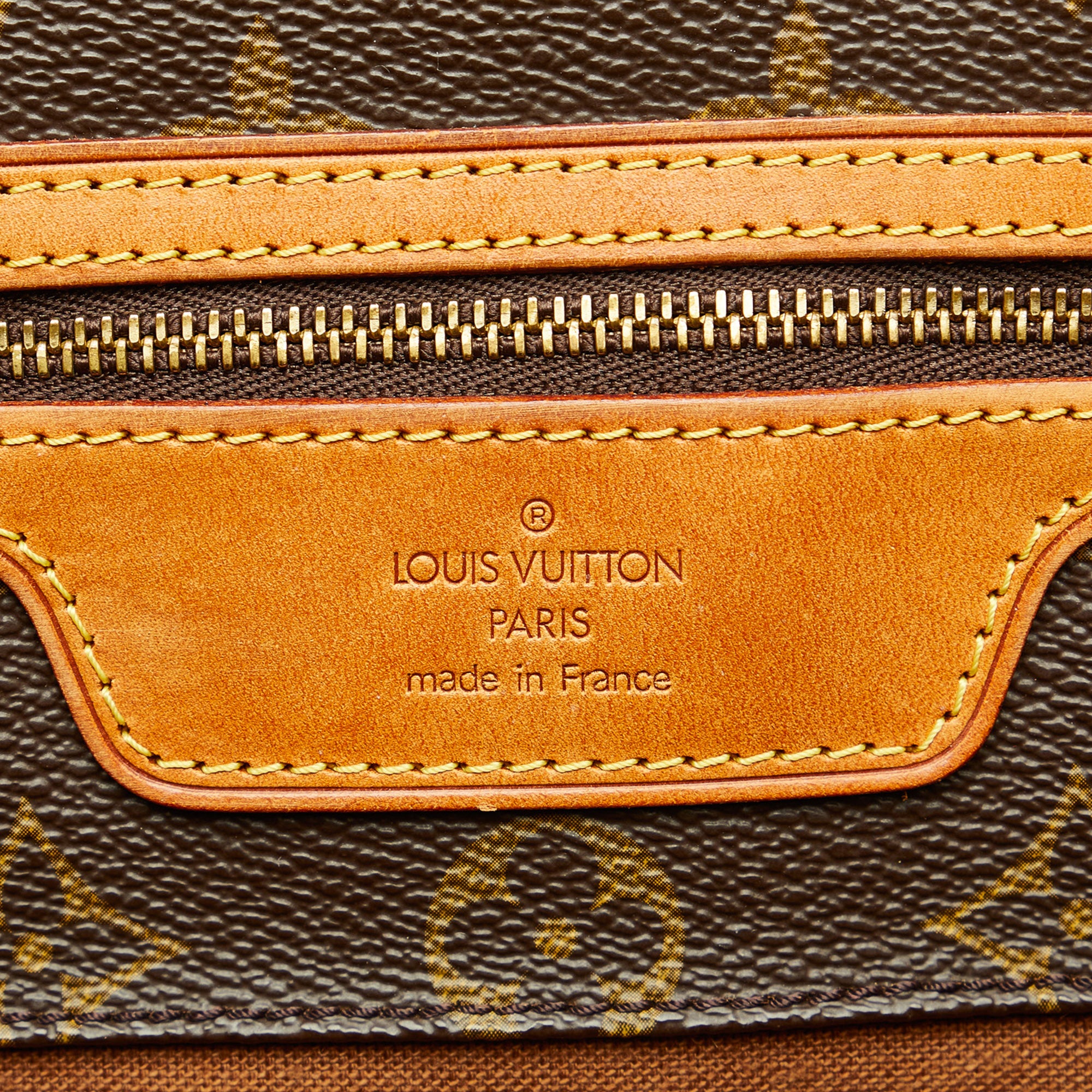 Louis Vuitton Shopping Tote Sac shopping Monogram Sac 872881 Brown