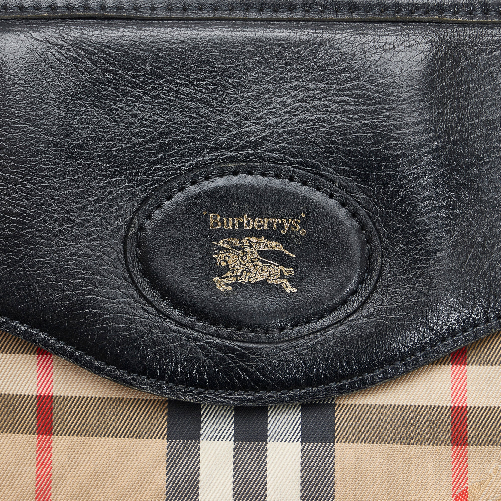 Brown Burberry Haymarket Check Clutch Bag – Designer Revival