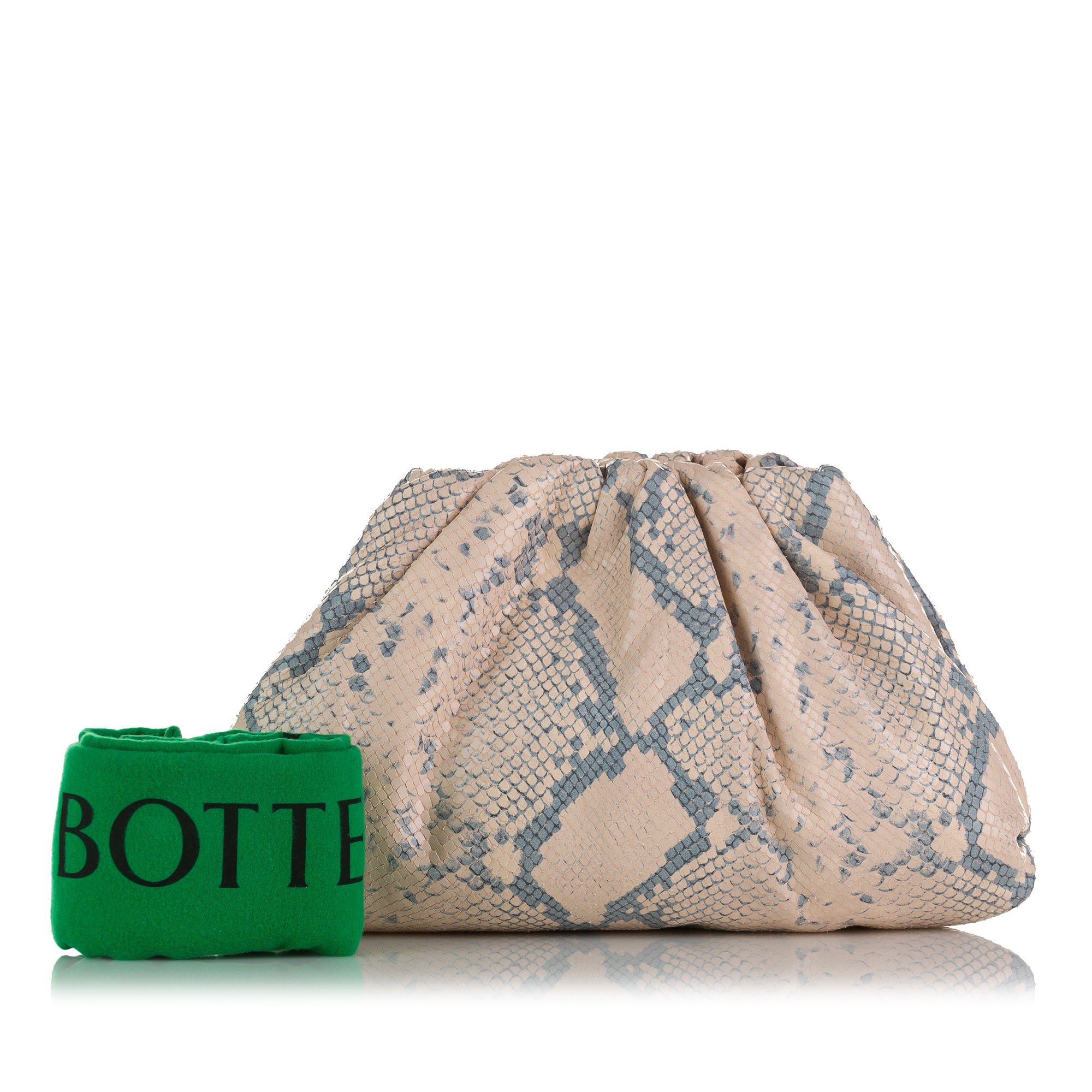 Bottega Veneta Authenticated Pouch Clutch Bag