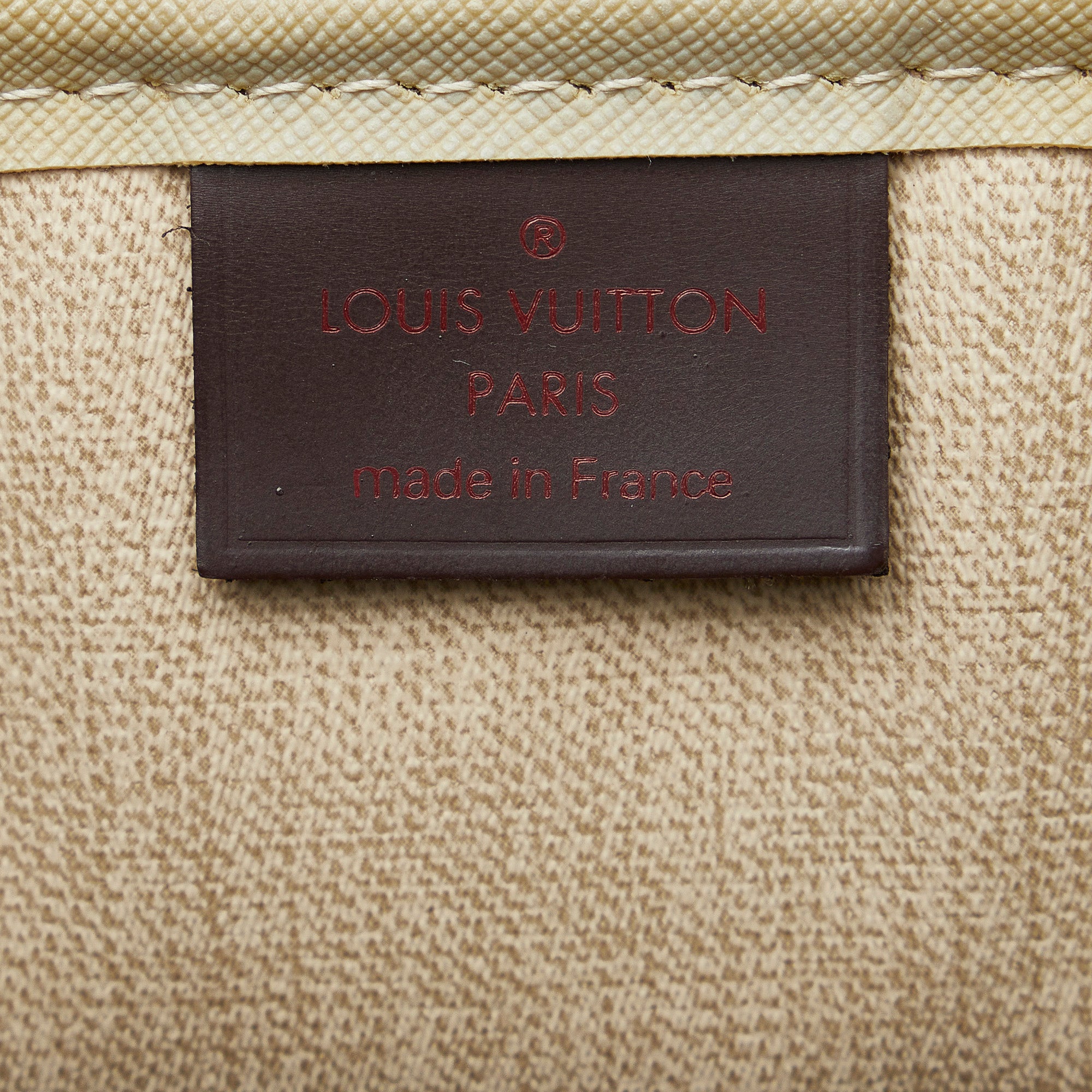 Deauville handbag Louis Vuitton Brown in Cotton - 38115923