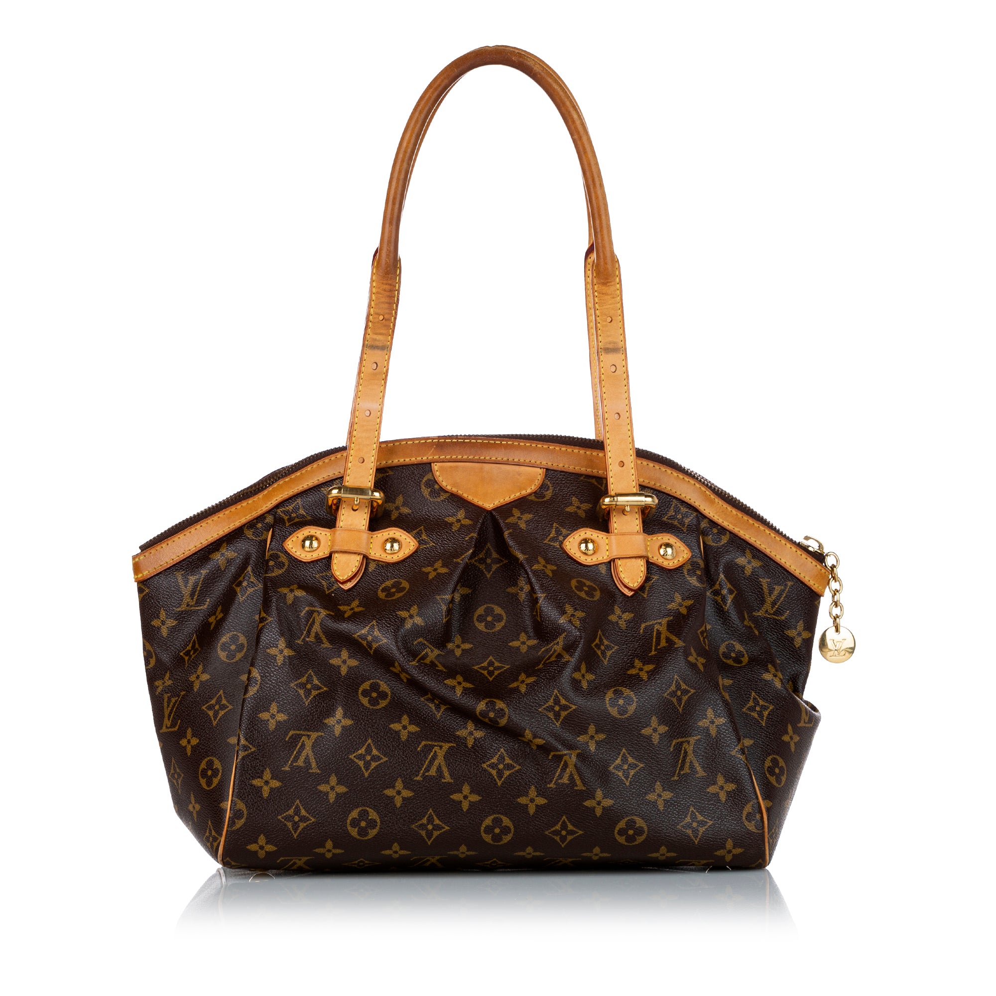 Louis Vuitton Tivoli GM Monogram Shoulder Bag Women Brown Purse