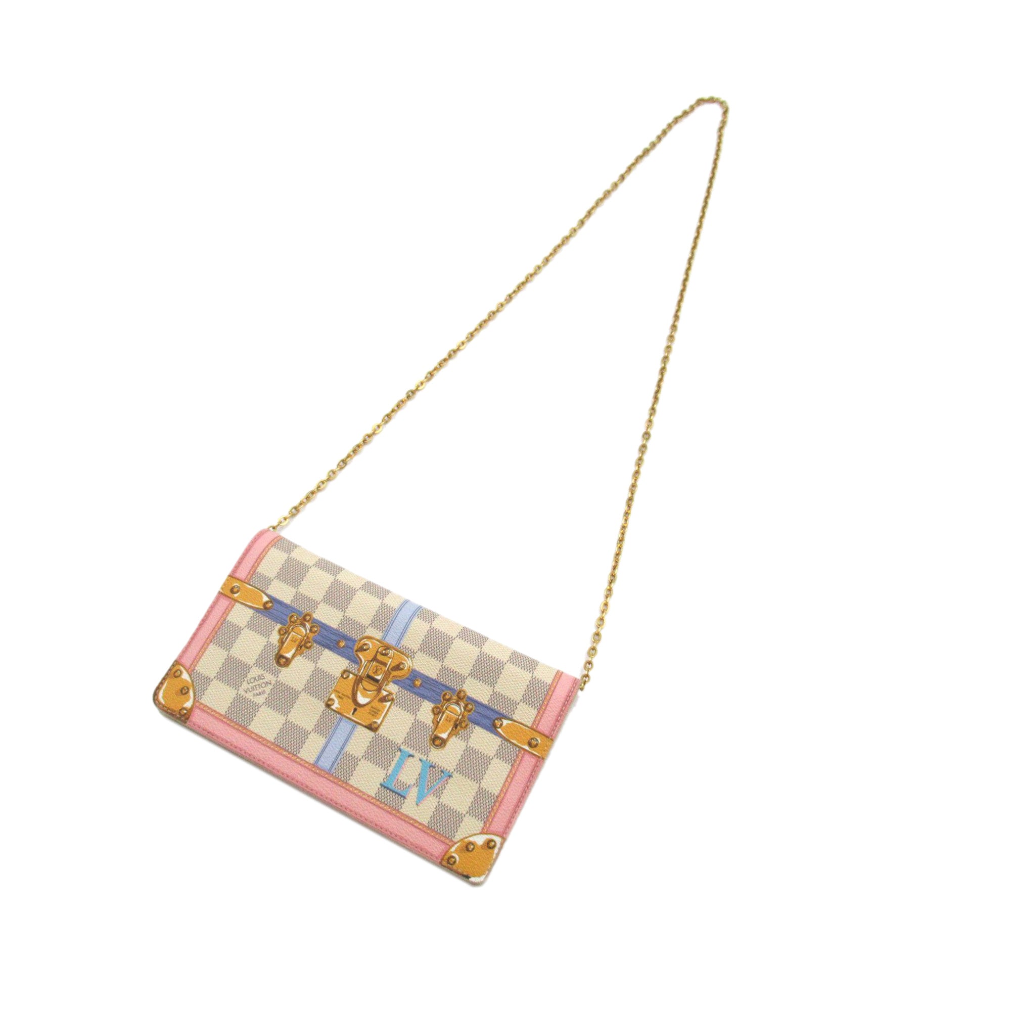 Louis Vuitton Summer Trunks Pochette Weekend Monogram Crossbody Bag.