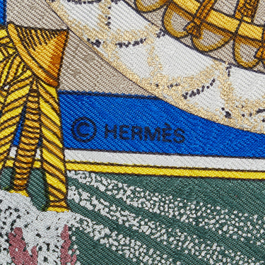 Multi Hermes Poste et Cavalerie Silk Scarf – Designer Revival