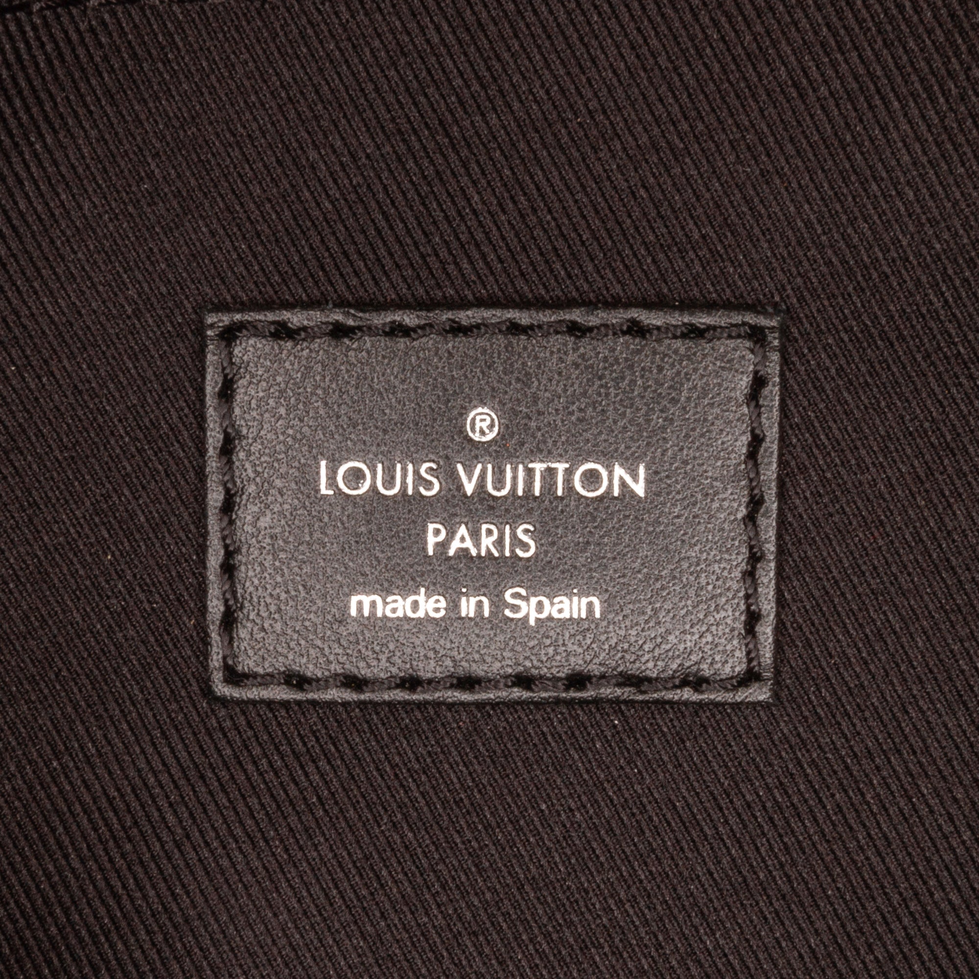 LOUIS VUITTON Business bag N41123 PDV GM Damier Grafitto Canvas black –