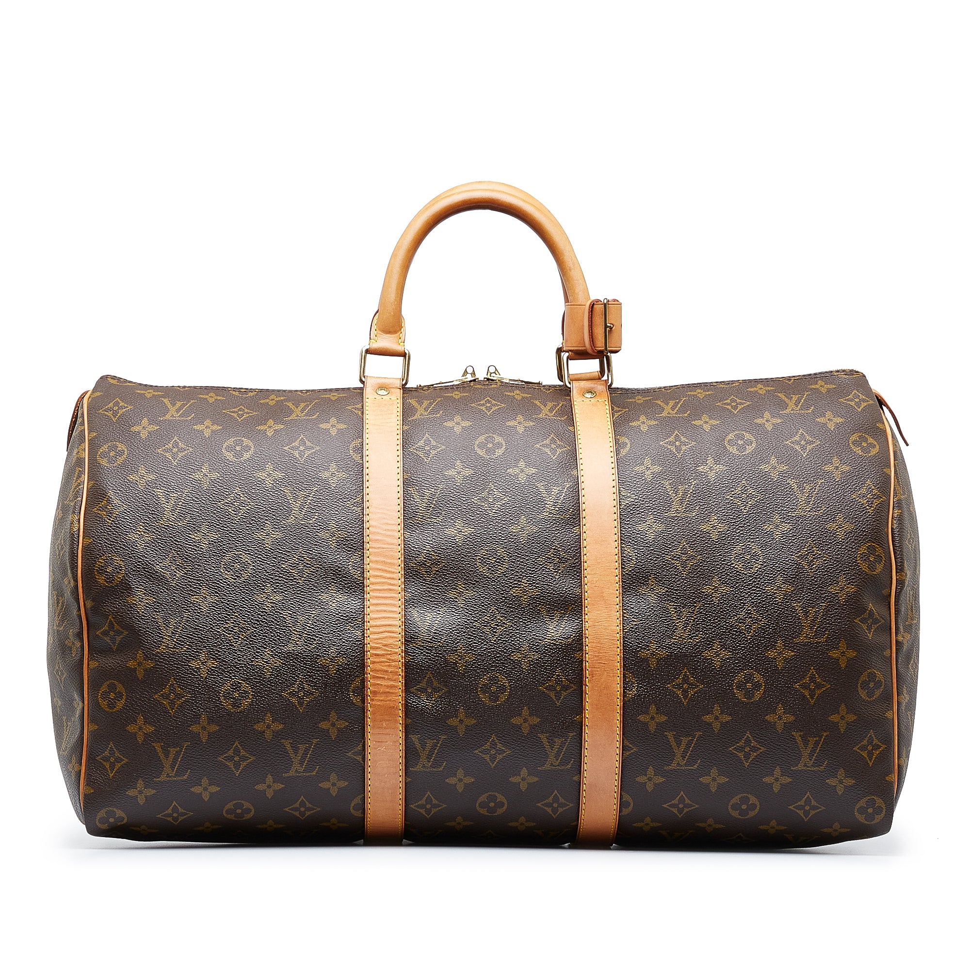 Louis Vuitton NEW Monogram Blue Silver Top Handle Men's Travel