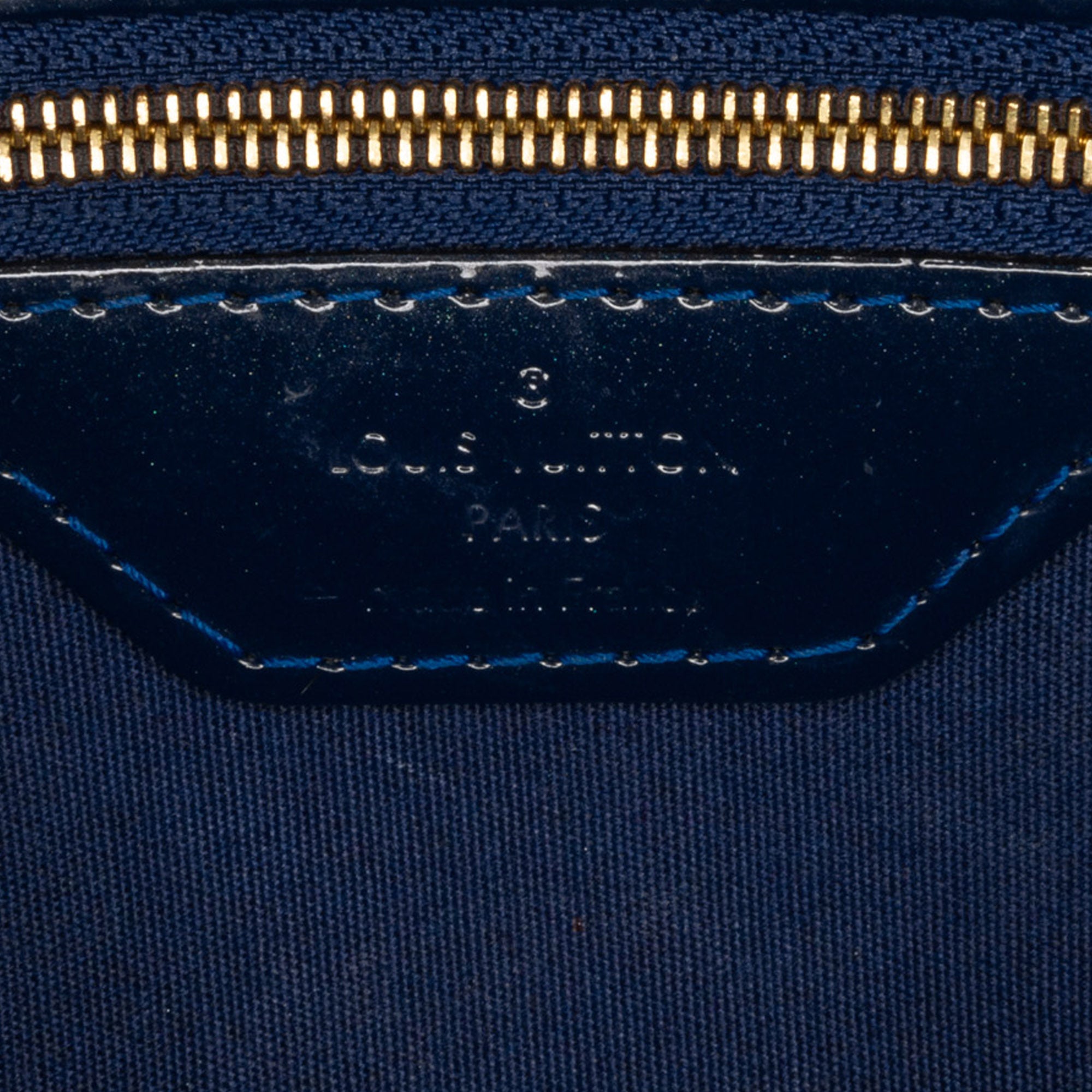 Louis Vuitton Blue Nuit Monogram Vernis Catalina BB Bag Louis Vuitton