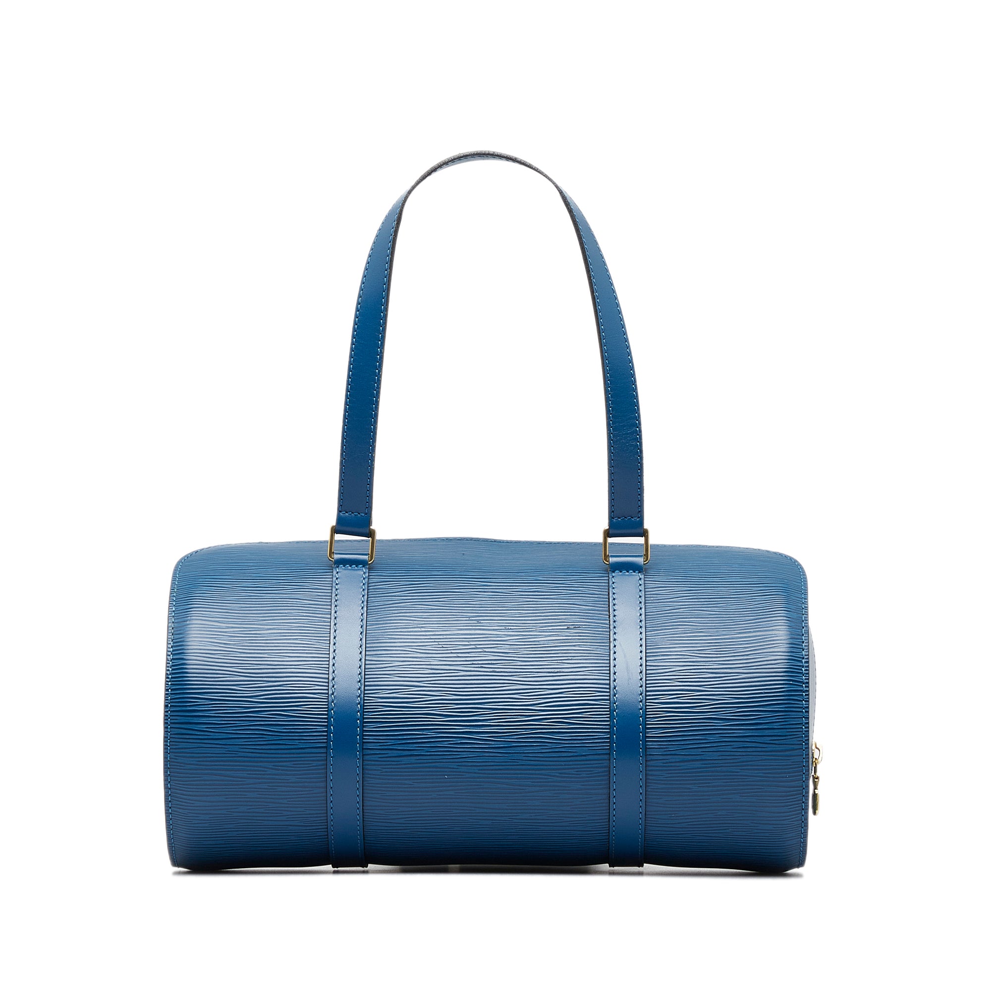 Shop for Louis Vuitton Blue Epi Leather Soufflot Shoulder Bag