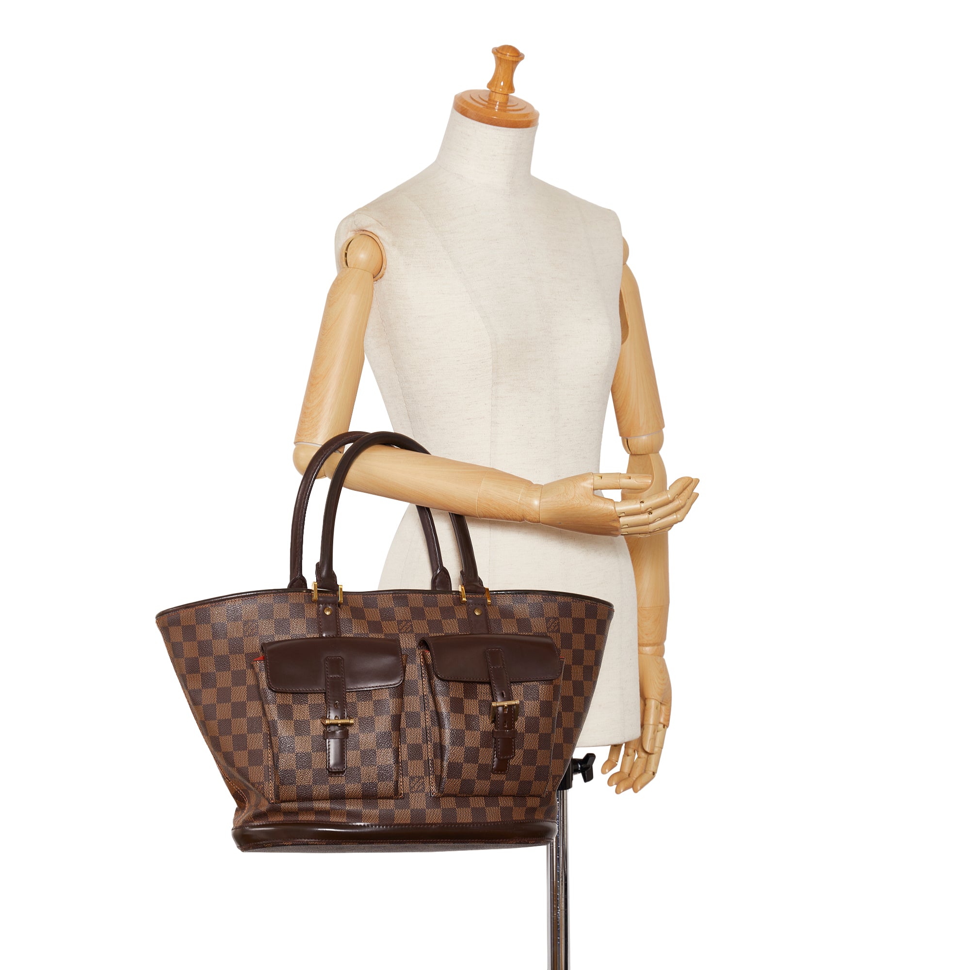 Louis Vuitton Vintage Damier Ebene Doctor Bag - Brown Handle Bags, Handbags  - LOU497049