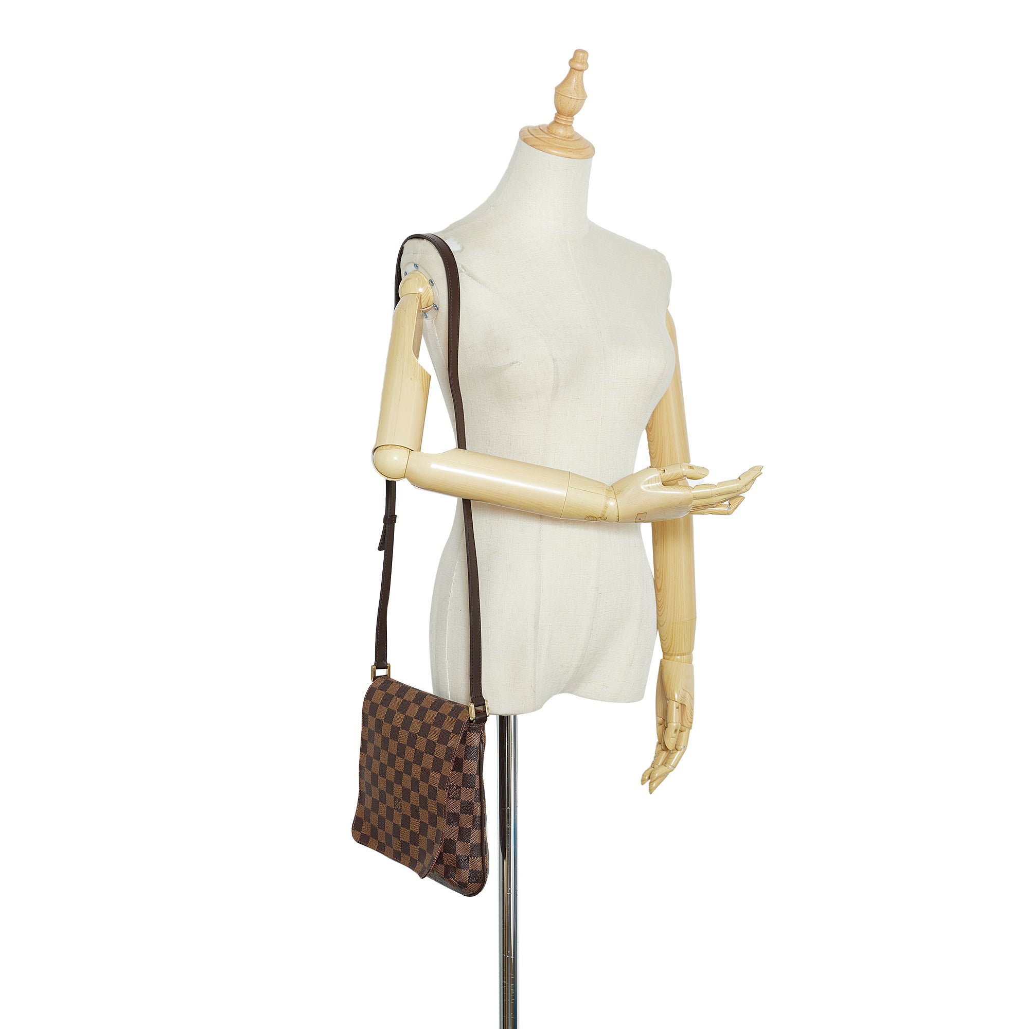 Louis Vuitton Damier Ebene Musette Salsa GM - Brown Crossbody Bags