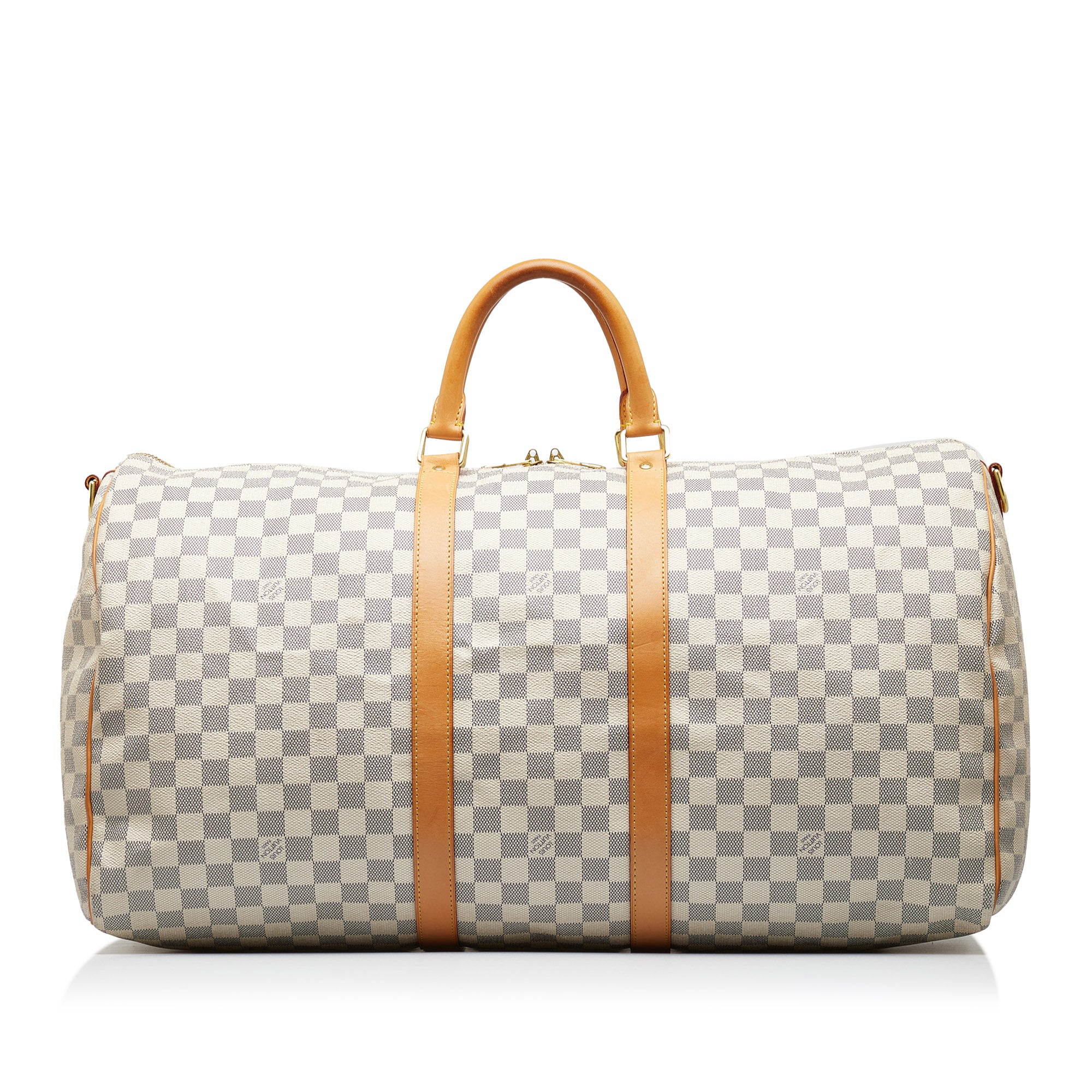 Louis Vuitton Keepall Bandouliere 55 Duffle Bag Damier Azur N41429 MB2089  88952