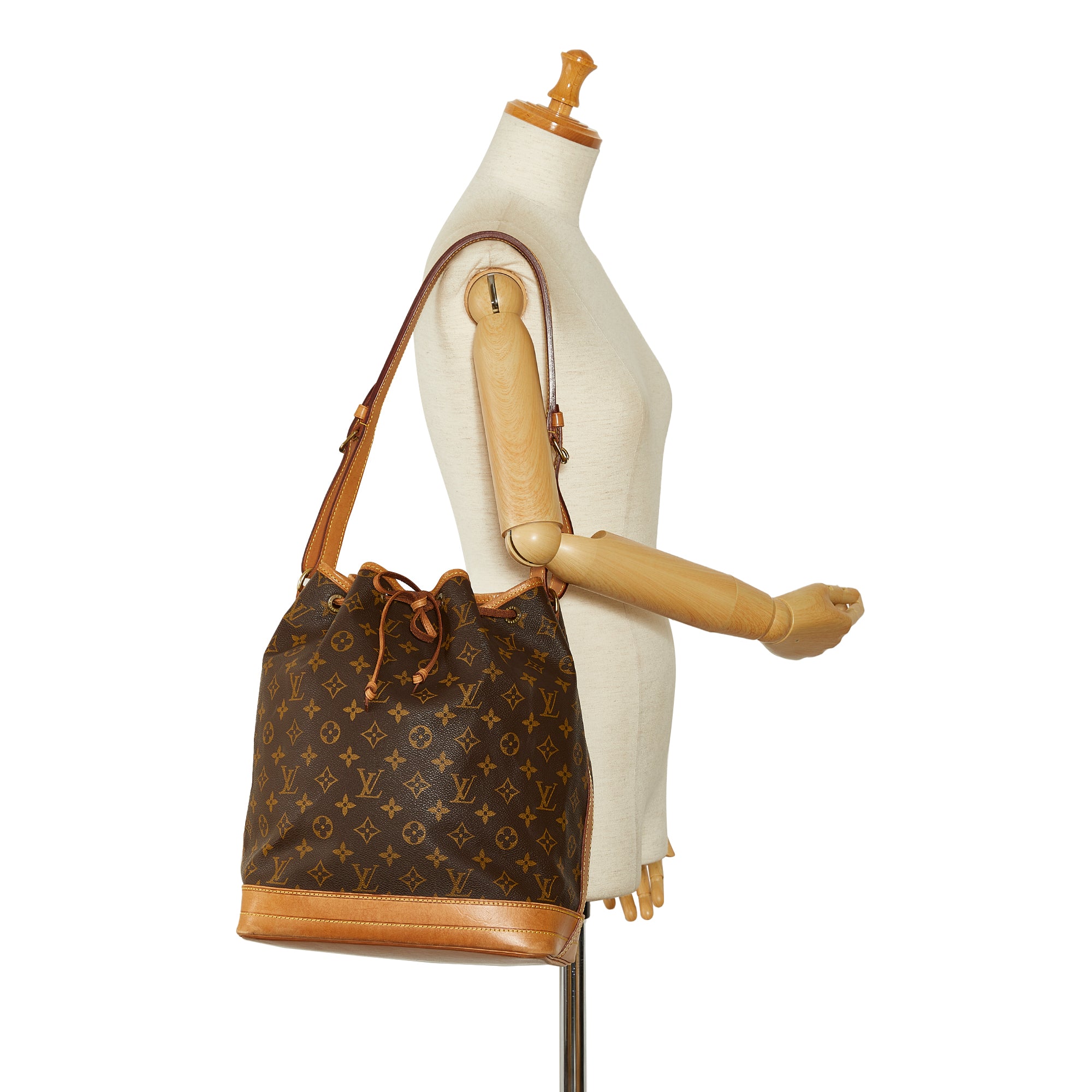 Brown Louis Vuitton Monogram Noe Bucket Bag, RvceShops Revival