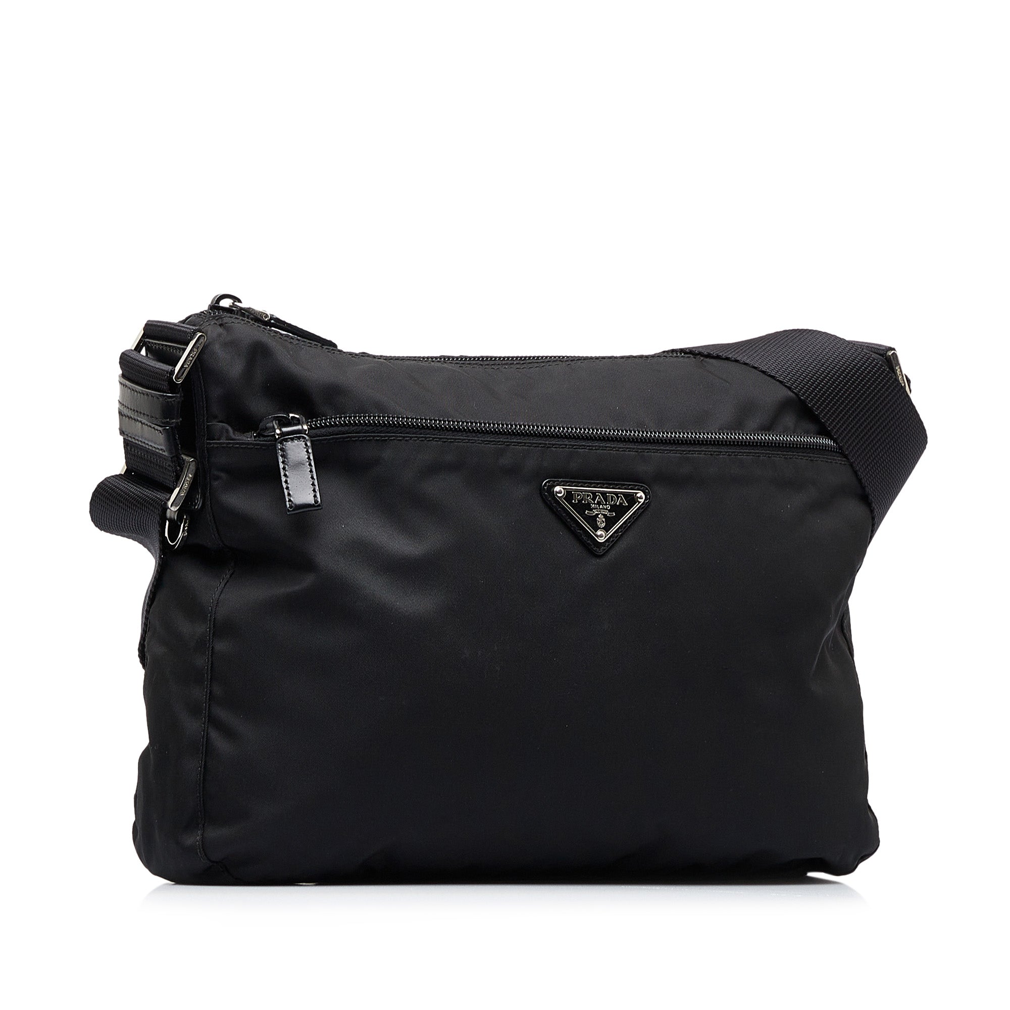 Prada Vintage Black Tessuto Nylon Crossbody Bag, Best Price and Reviews