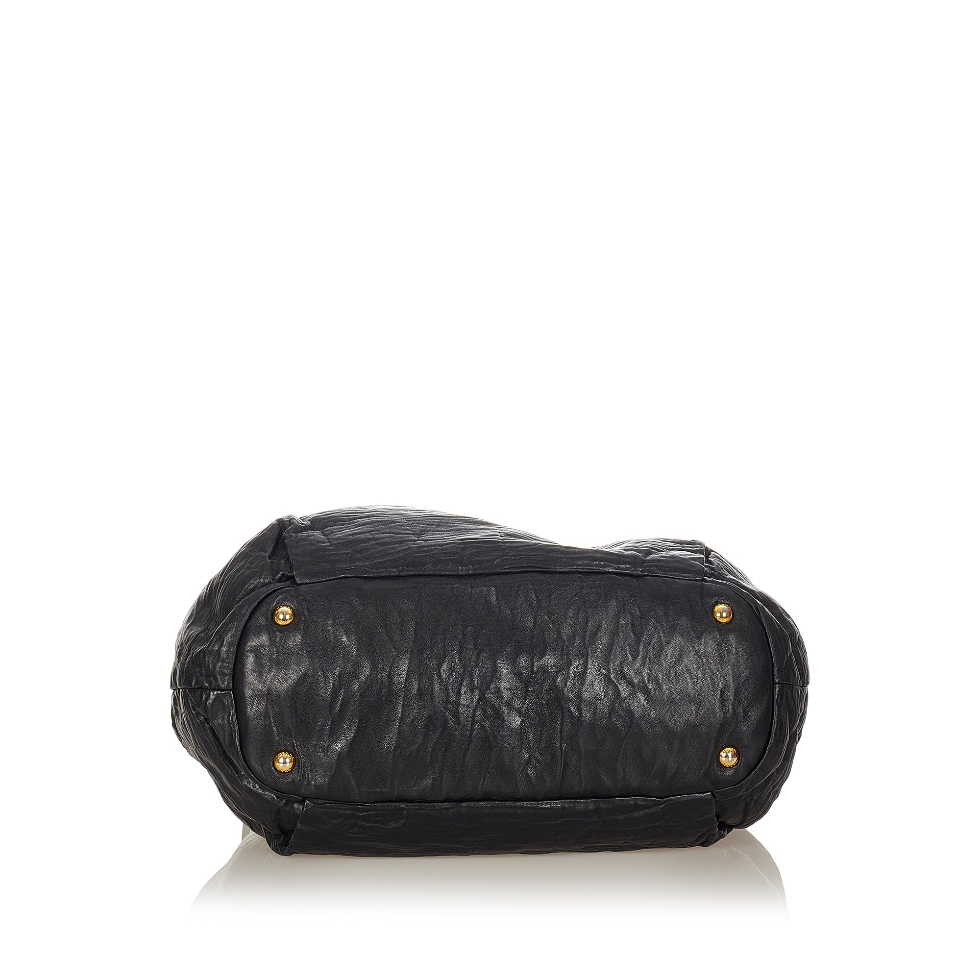 Prada Vintage Bow Mini Nappa Leather Shoulder Bag