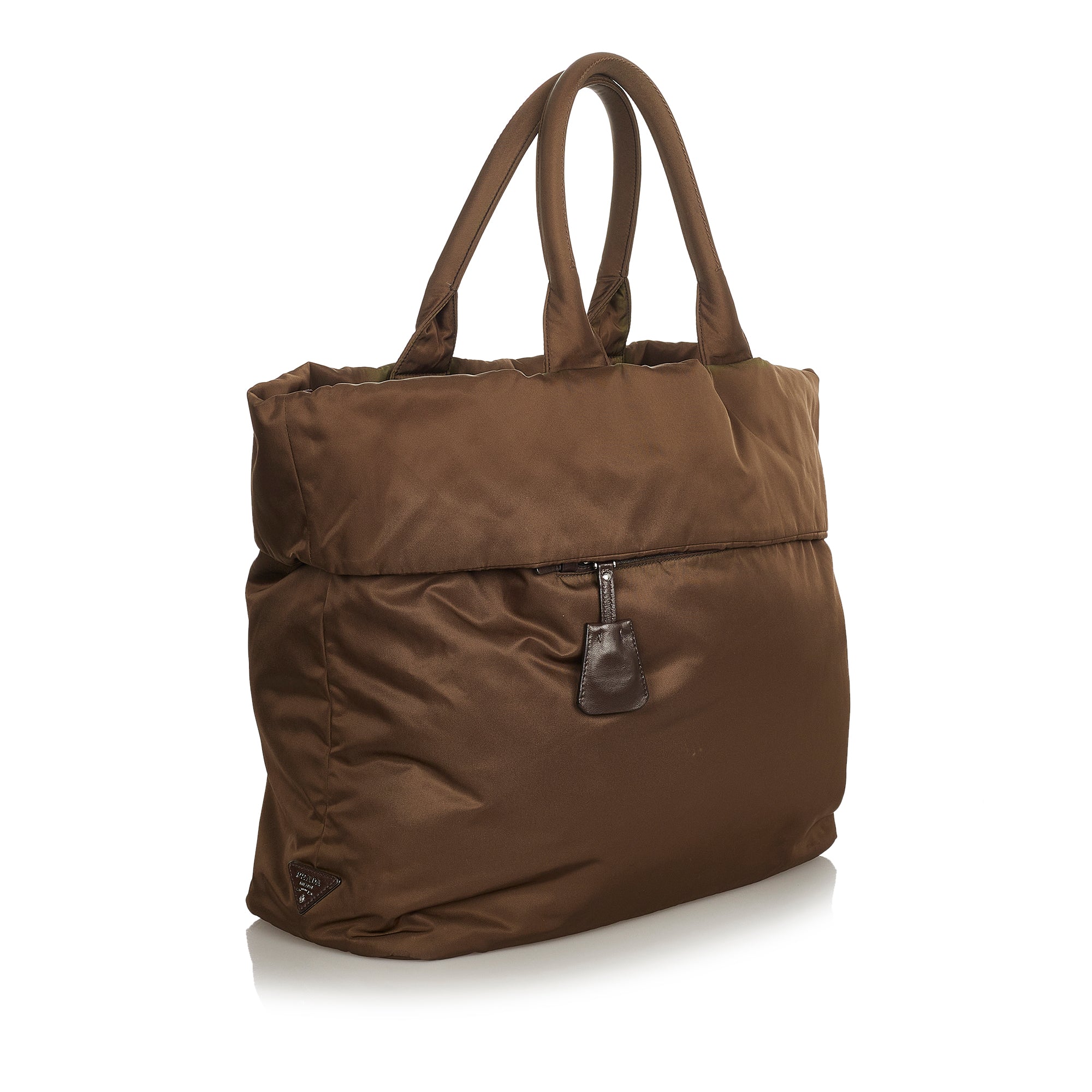 Prada - Tessuto Nylon Shopping Bag Brown