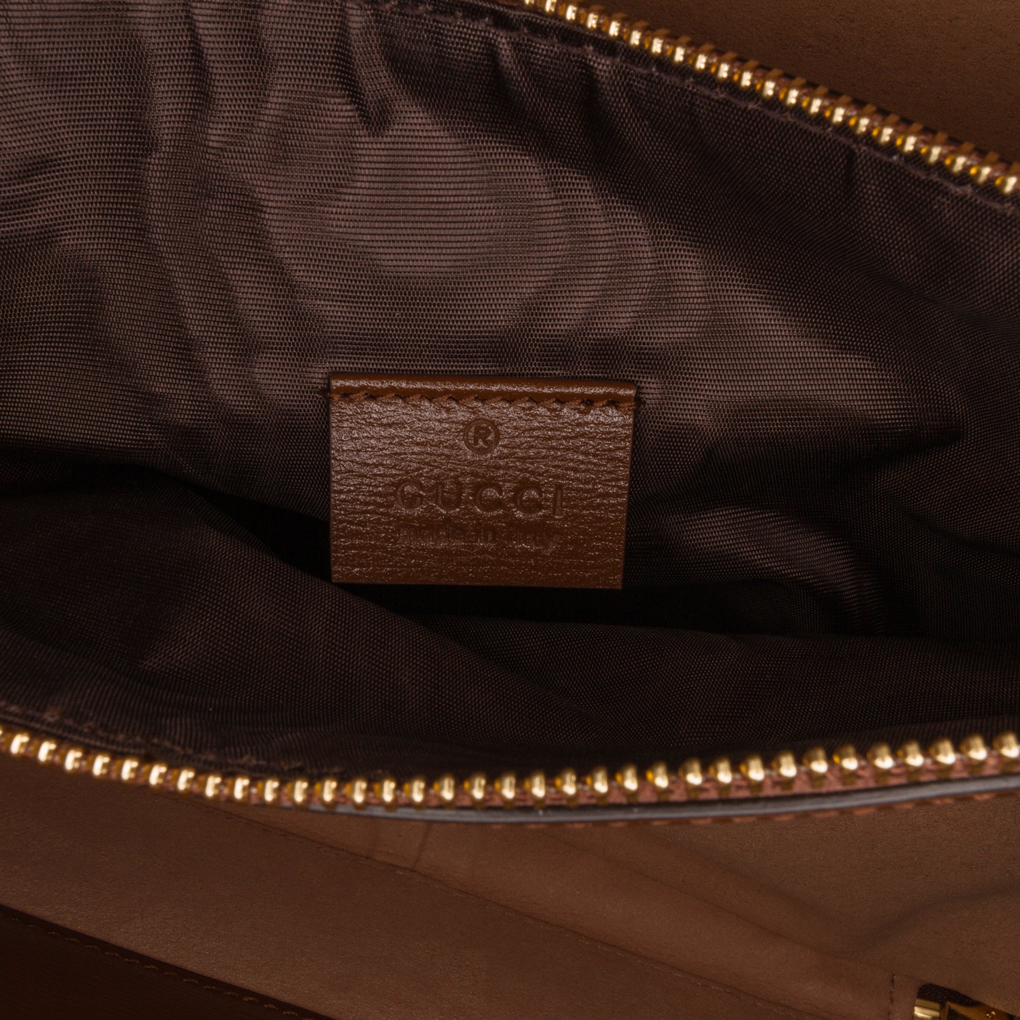 Brown Gucci GG Supreme Azalea Box Bag Satchel