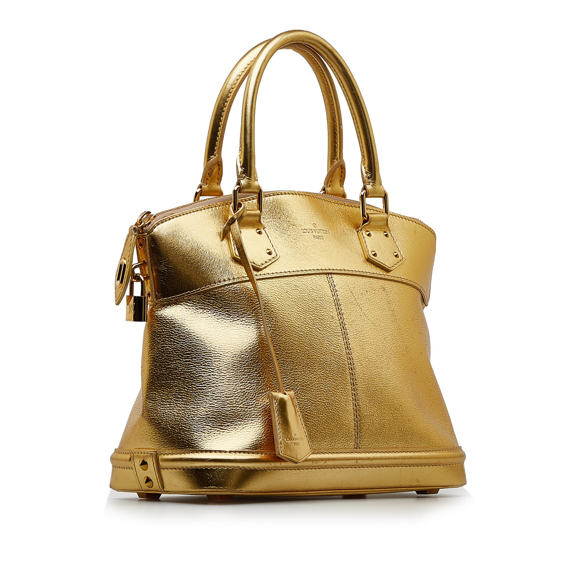 Louis Vuitton Silver Suhali Lockit PM Handbag