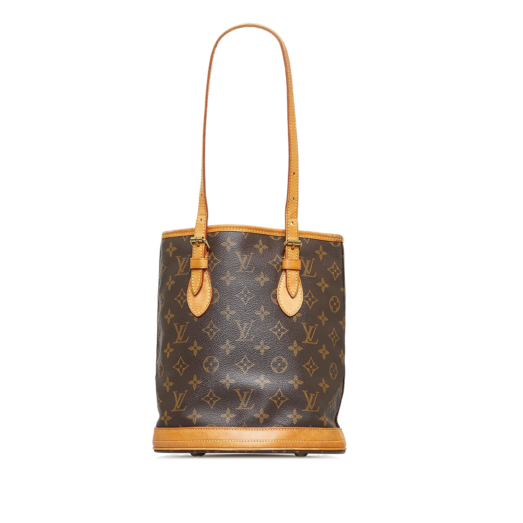 Louis Vuitton Monogram Petit Bucket Bag with code (Preloved)
