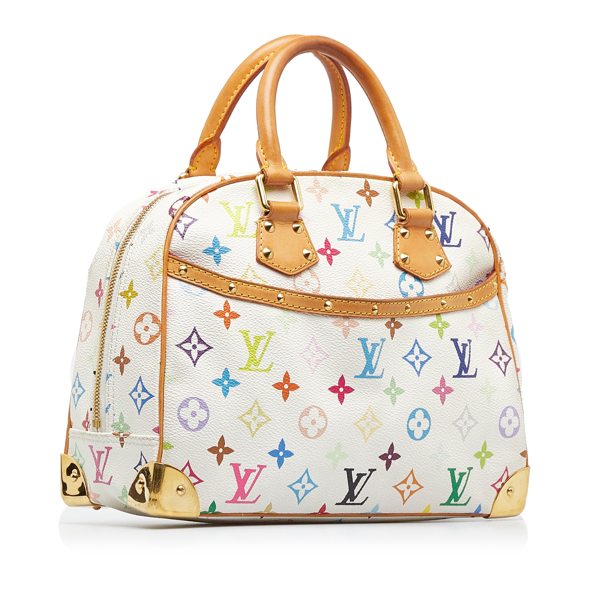 转新号 MC25156）LV Monogram Multicolor White Trouville Handbag_SALE_MILAN  CLASSIC Luxury Trade Company Since 2007