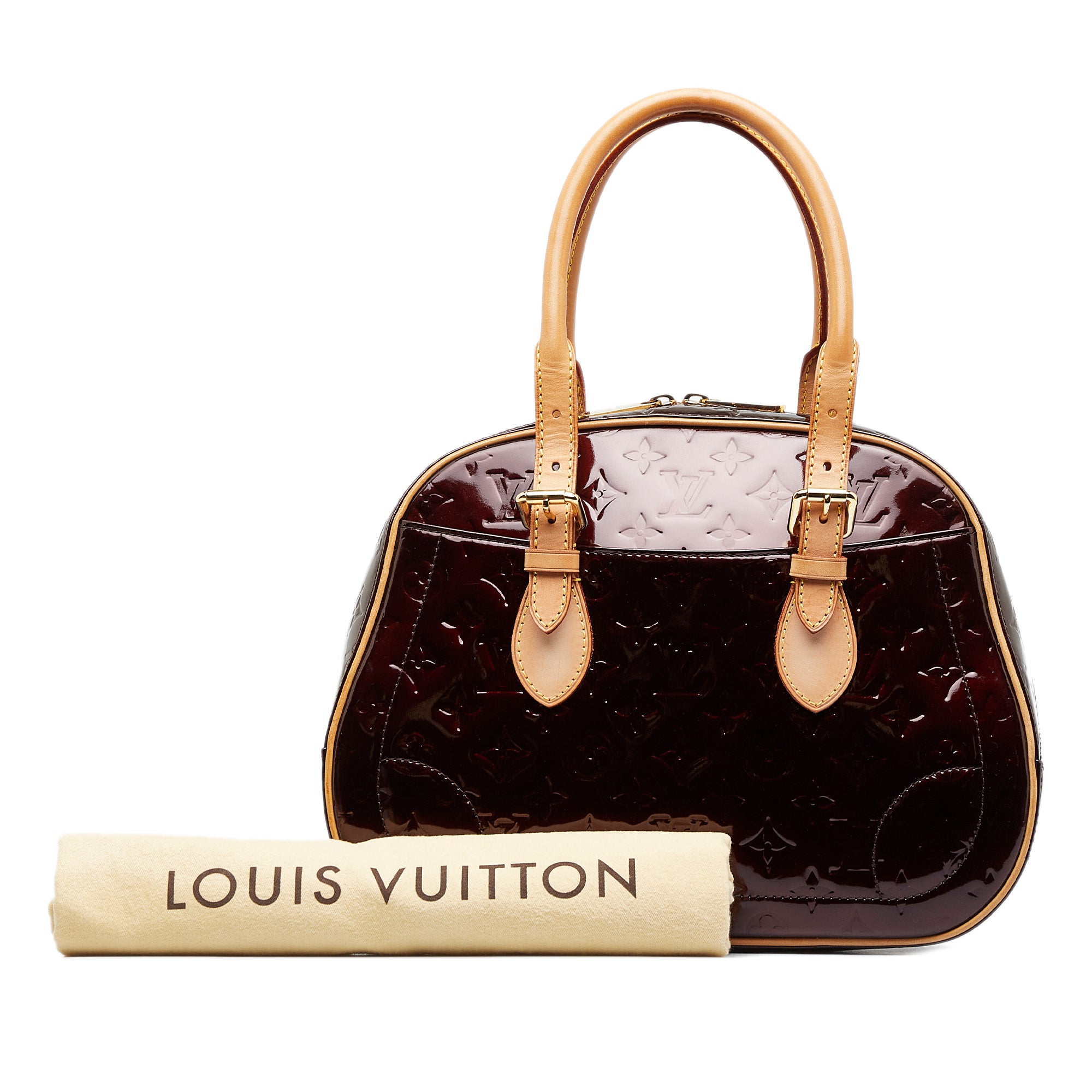 Louis Vuitton, Bags, Louis Vuitton Monogram Vernis Amarante Summit Bowling  Bag