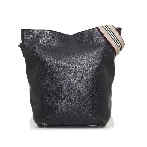 RvceShops Revival, Black Prada Leather Tote Bag