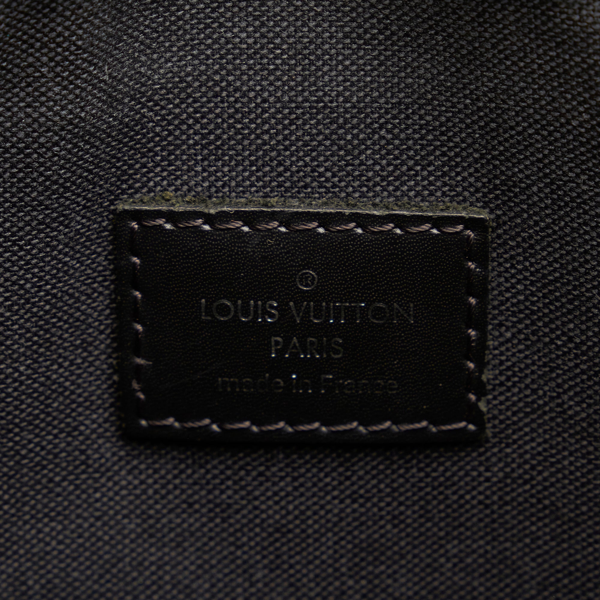 Black Louis Vuitton Damier Graphite Tadao PM Satchel – Designer