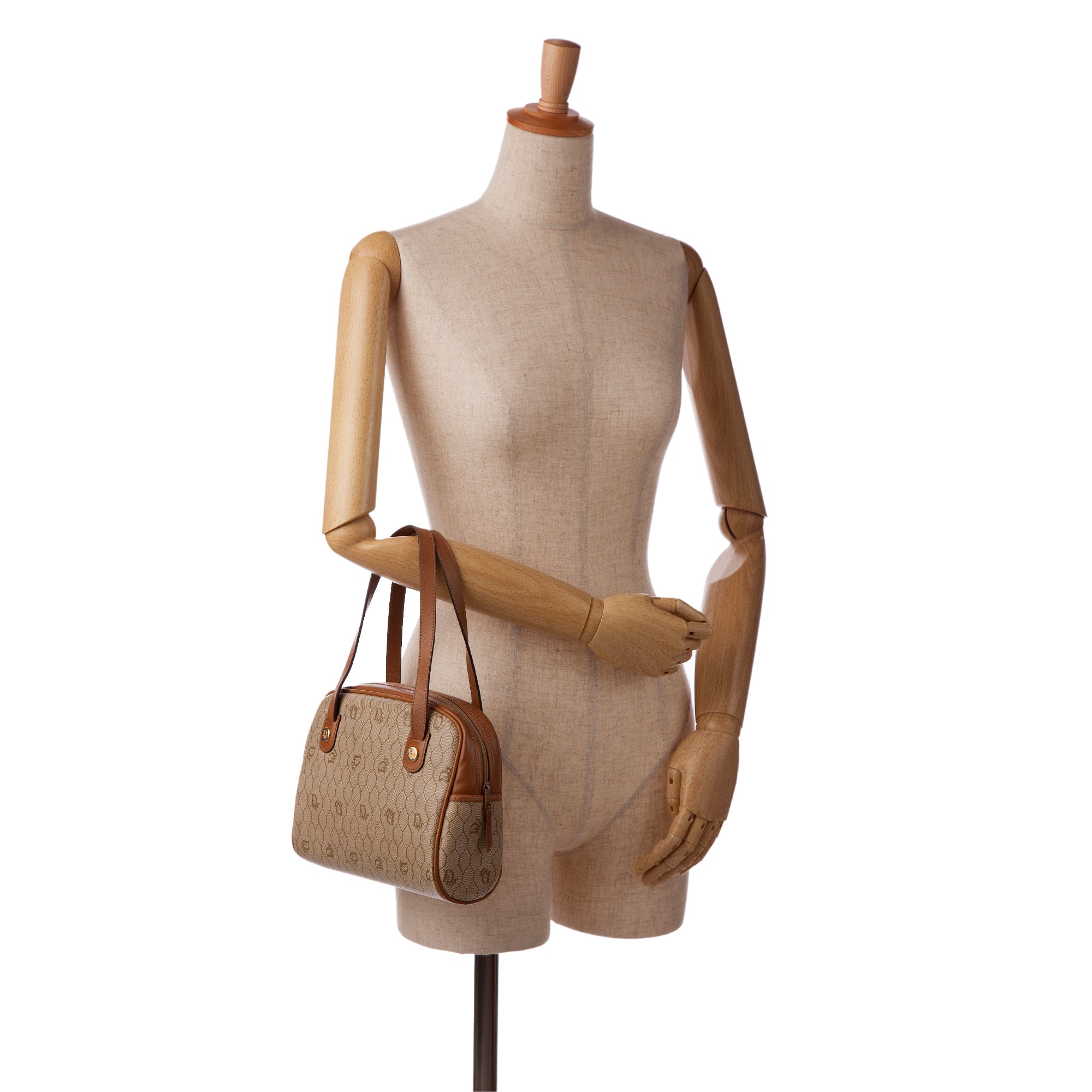 Brown Dior Honeycomb Boston Bag – Designer Revival