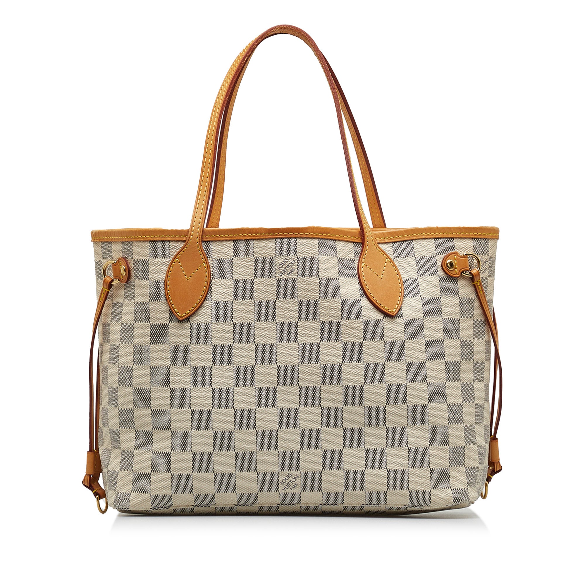 Gray Louis Vuitton Damier Azur Neverfull PM Tote Bag – Designer Revival