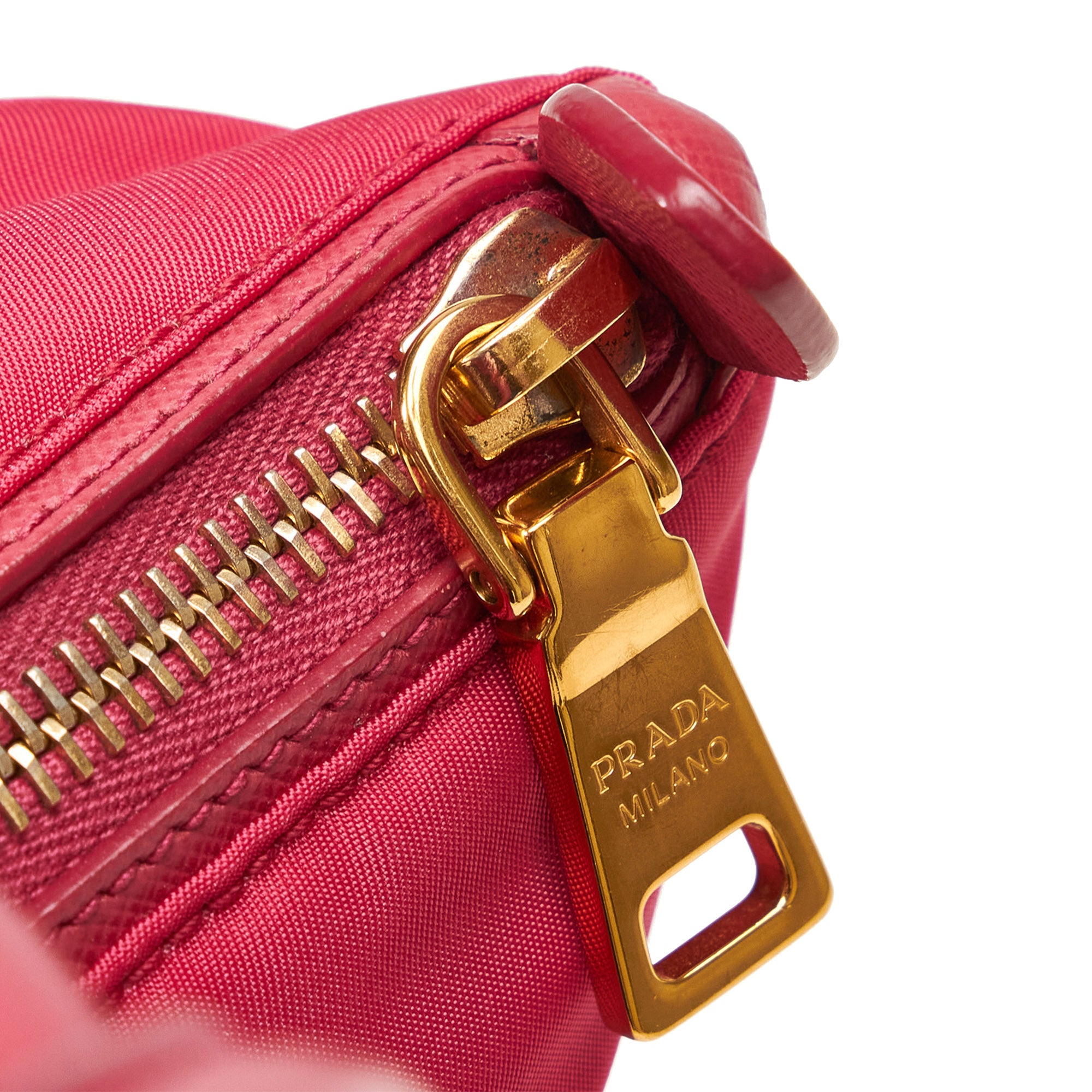 Pink Prada Tessuto Crossbody Bag – Designer Revival