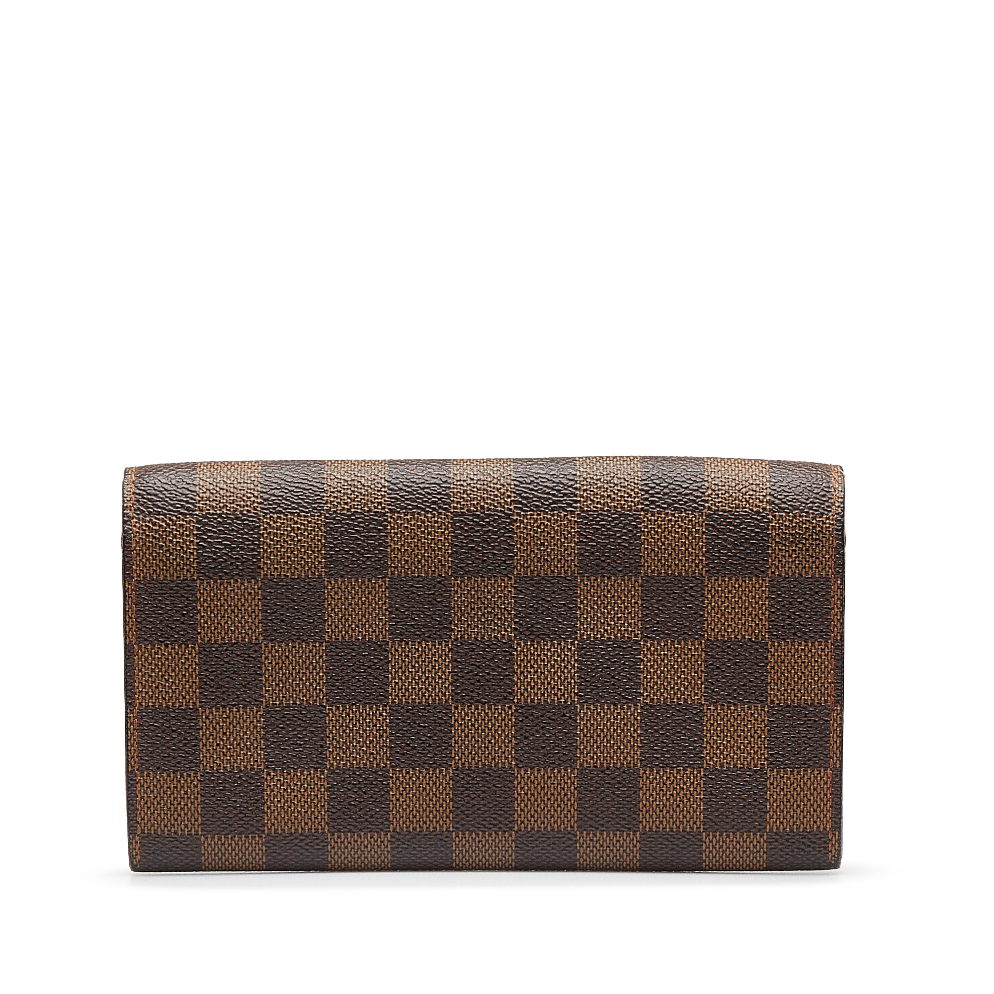 Louis Vuitton - Authenticated Sarah Wallet - Leather Brown for Women, Very Good Condition