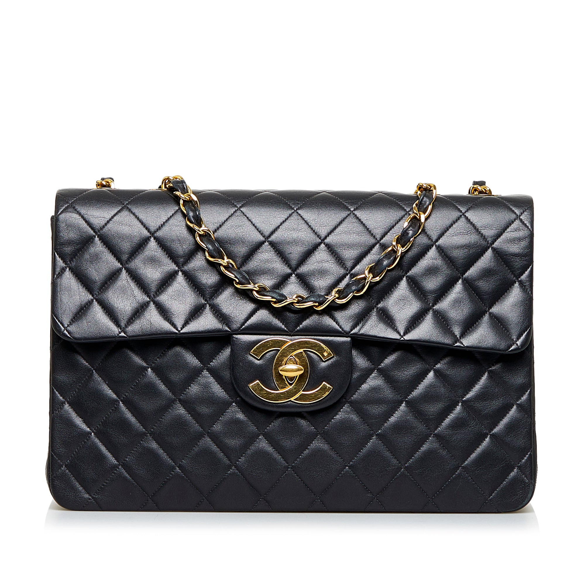 Louis Vuitton - Twist Lock XL Bag - Black - Leather - Women - Luxury