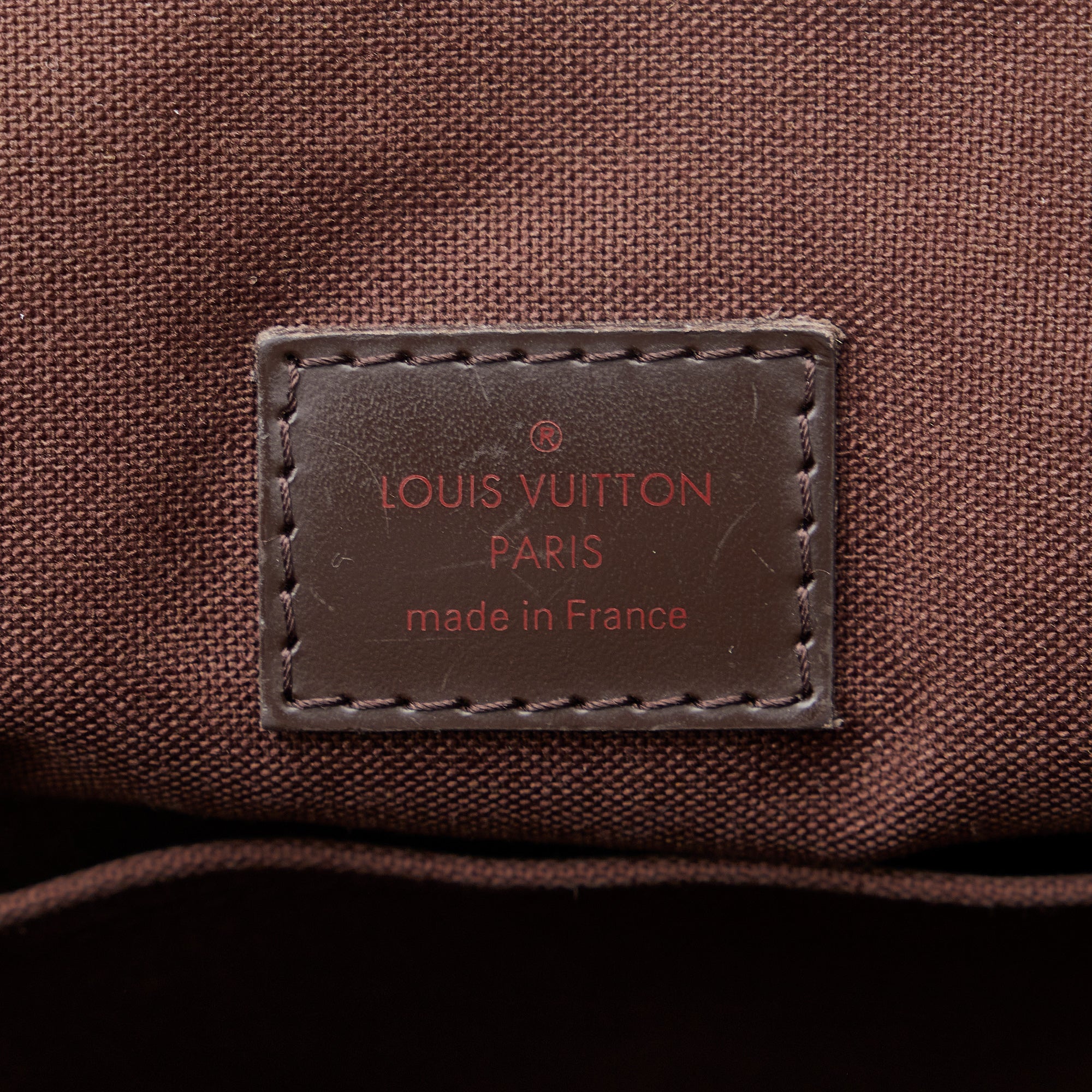 Louis Vuitton Brown Damier Ebene Brooklyn MM Cloth ref.934182