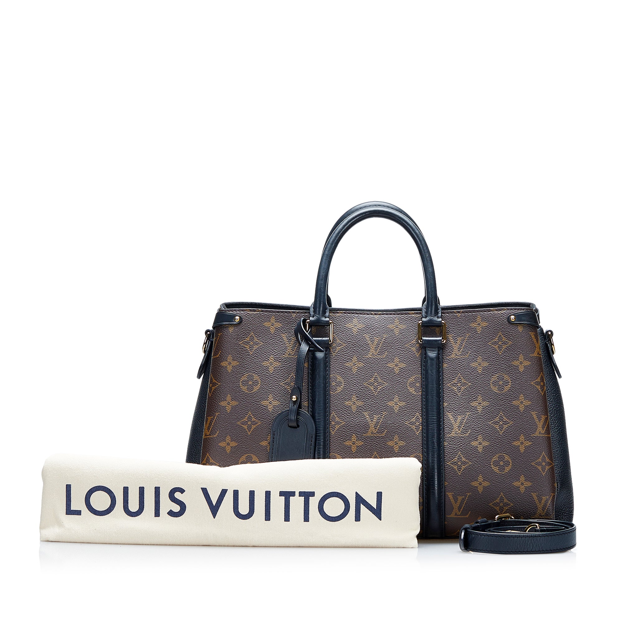 Louis Vuitton Monogram Soufflot MM - Brown Handle Bags, Handbags
