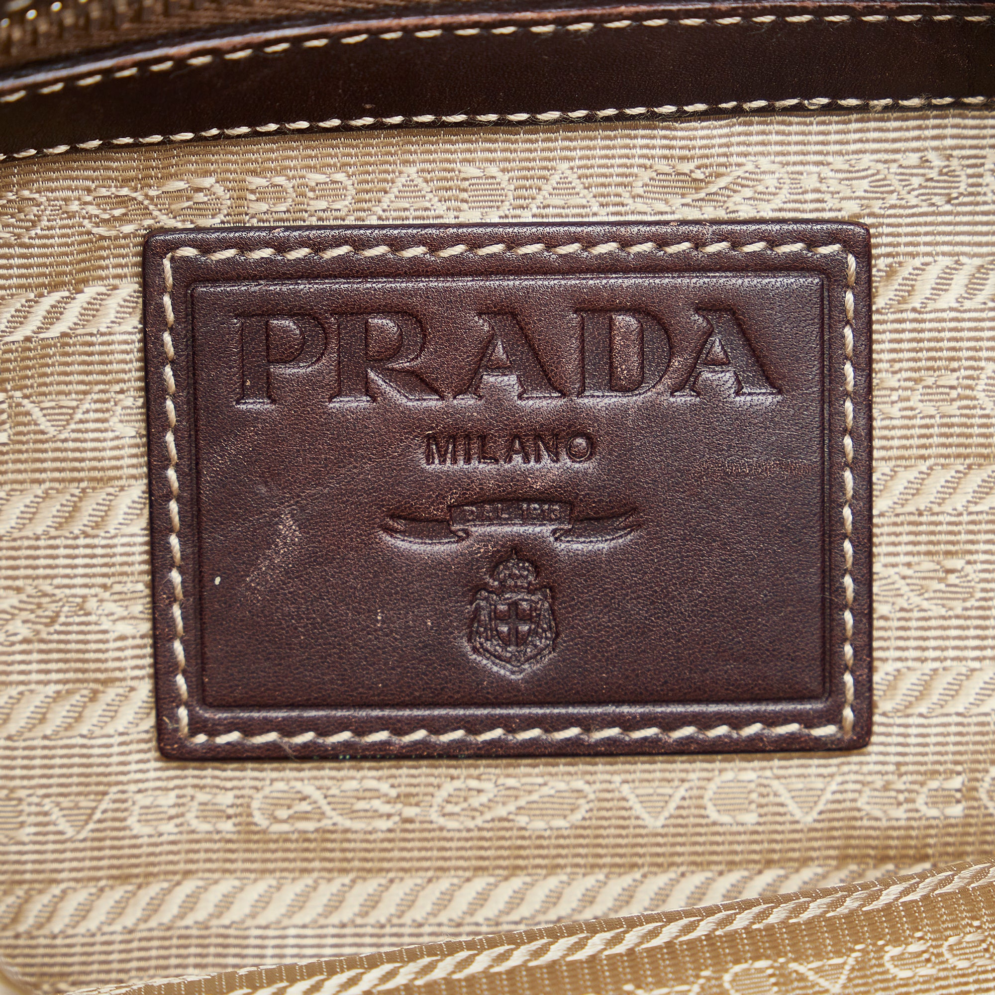 Brown Prada Canapa Logo Crossbody Bag – Designer Revival