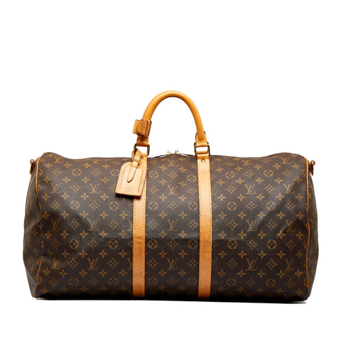 Used louis vuitton keepall bandouliere 55 duffel bag / X-LARGE