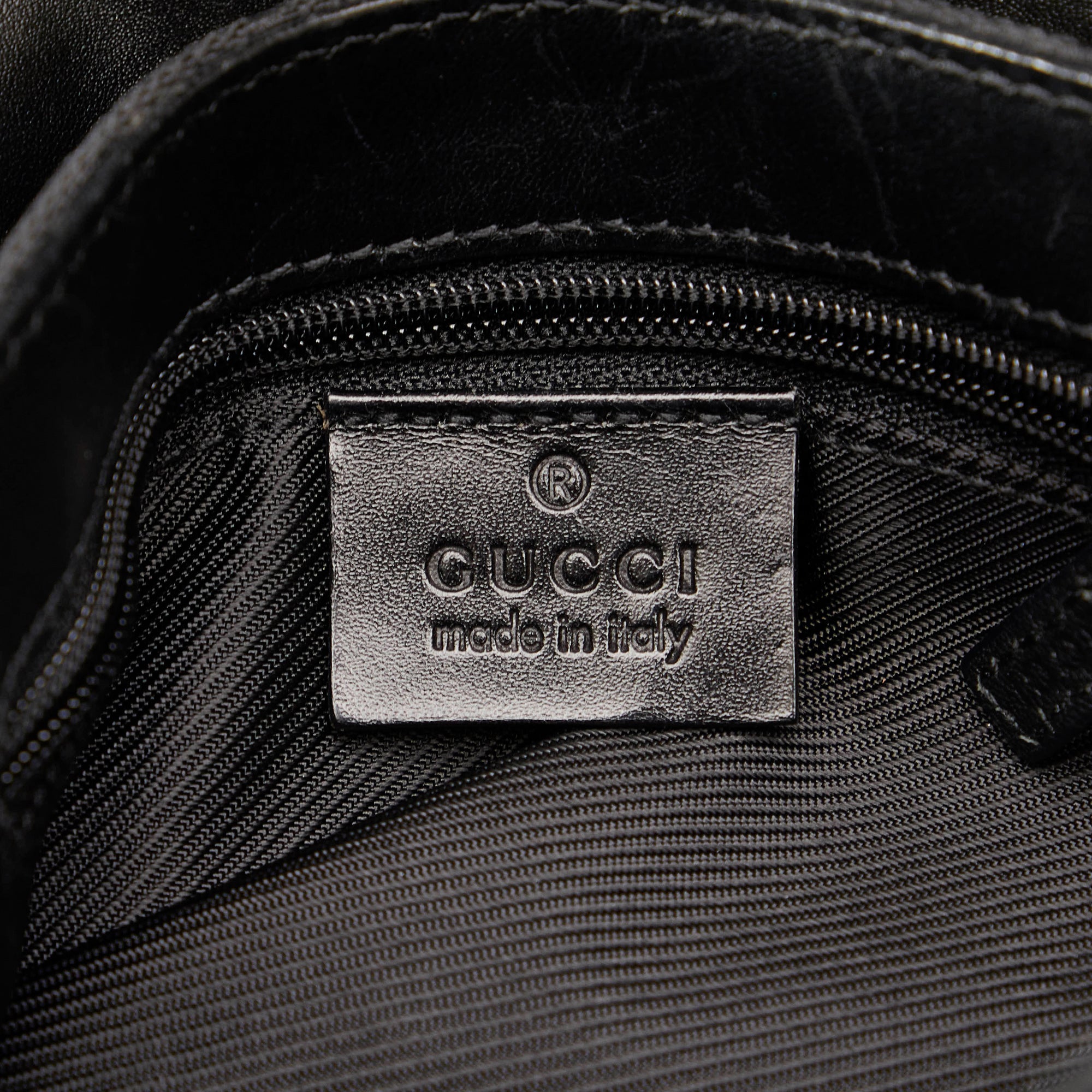 Gucci Black GG Jackie Canvas Belt Bag Leather Cloth Pony-style calfskin  Cloth ref.314723 - Joli Closet