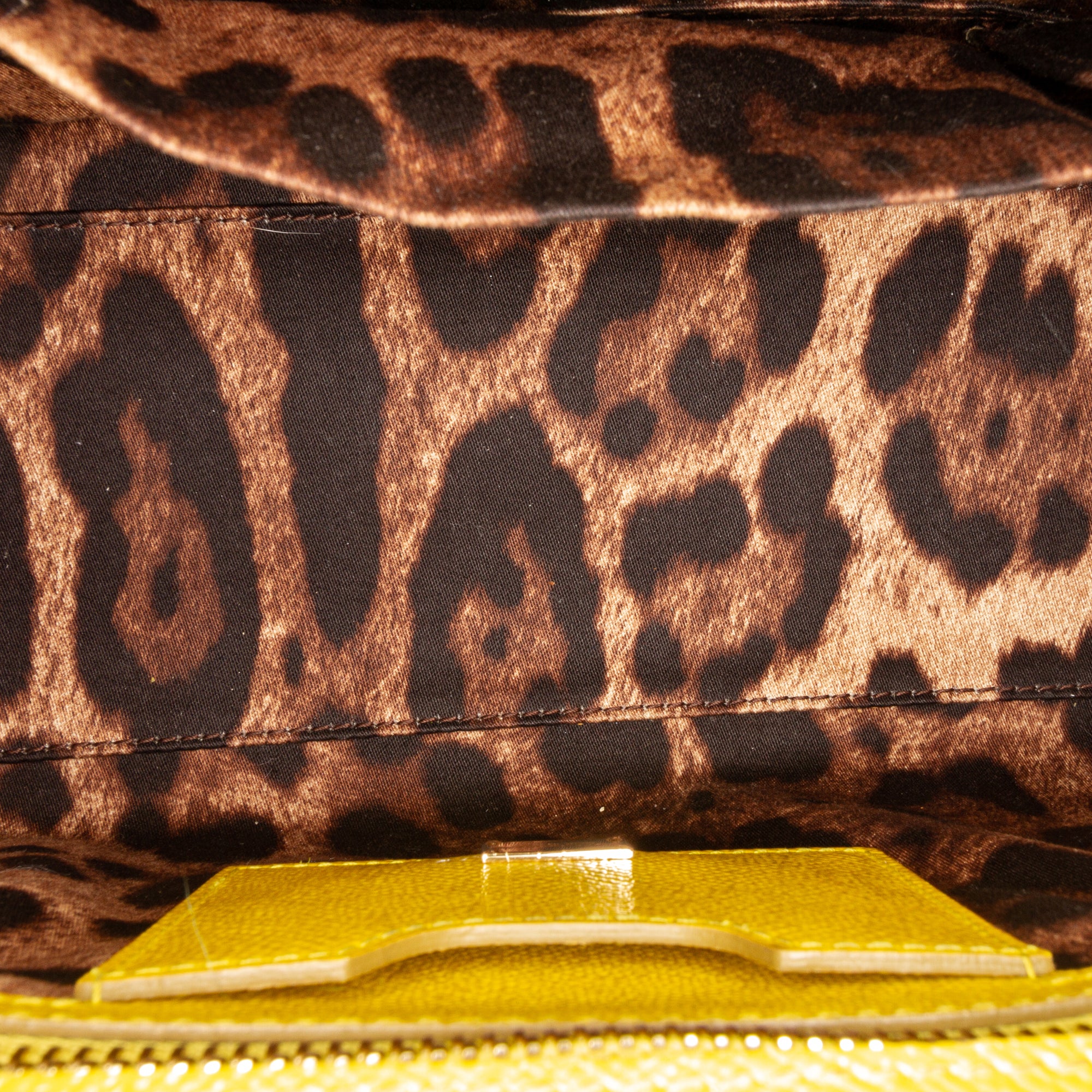 Yellow Dolce&Gabbana Miss Sicily Leather Satchel – Designer Revival
