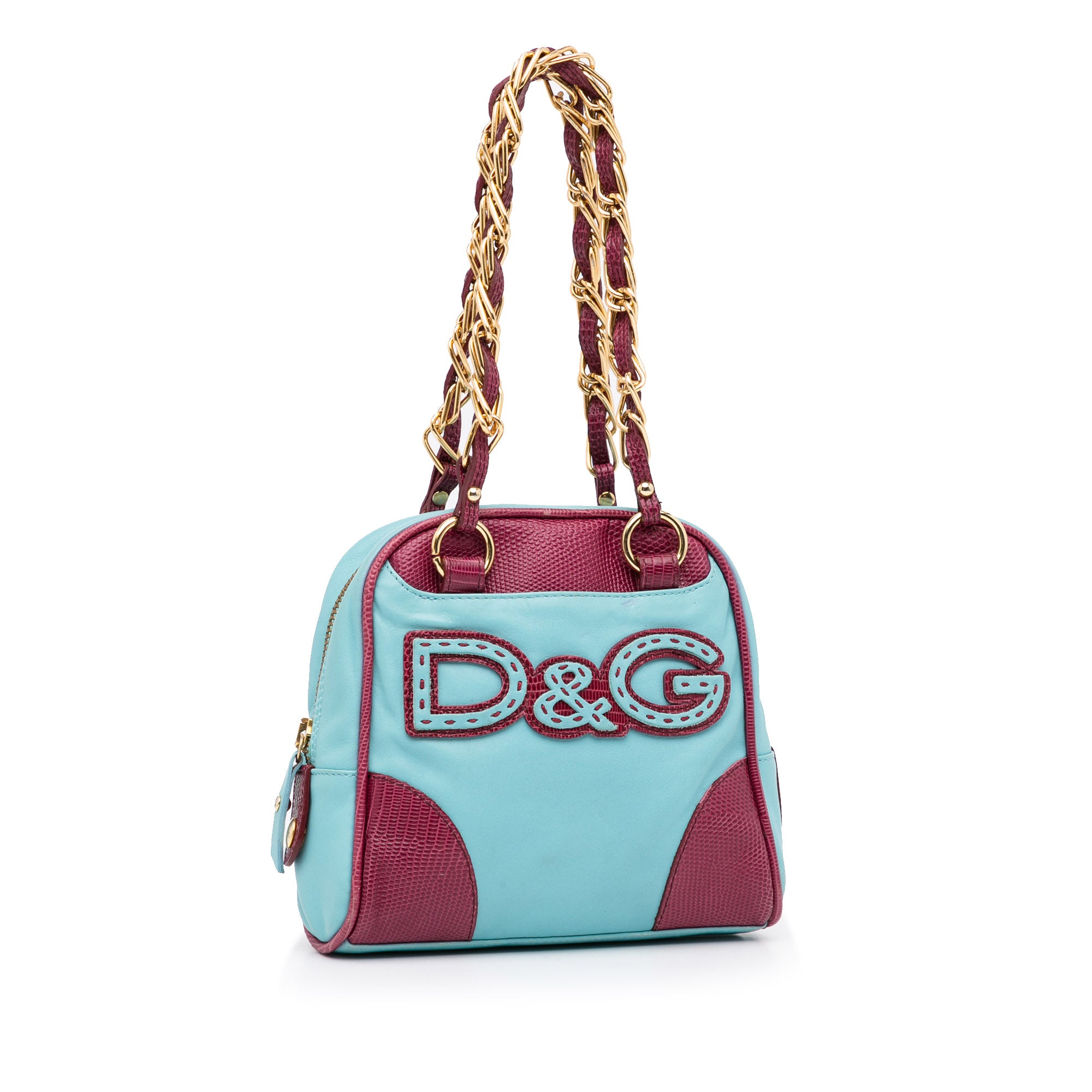 D&G Authenticated Leather Handbag