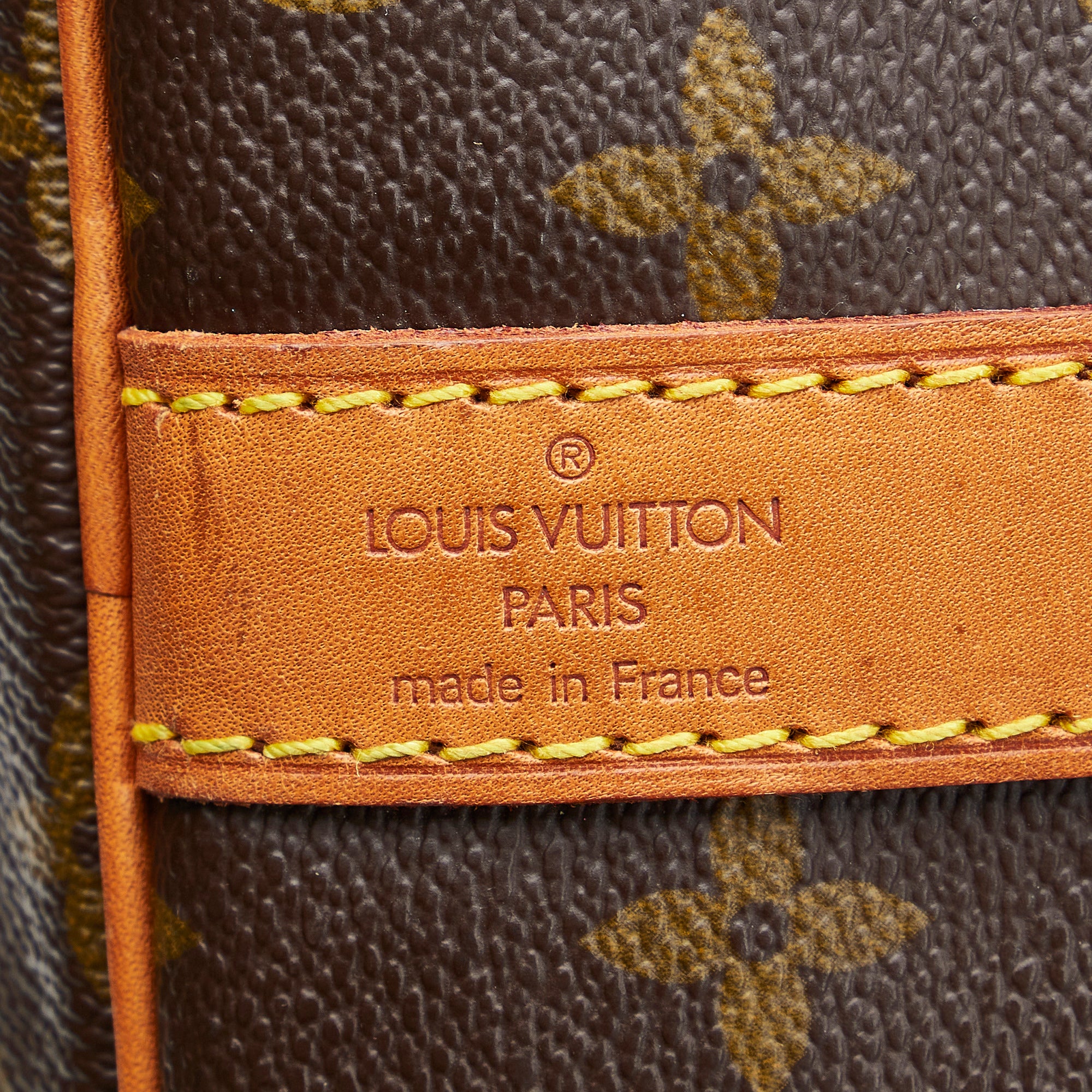 Louis Vuitton Keepall Bandouliere 50 Monogram Brown LV Orange Chain Weekend  Bag