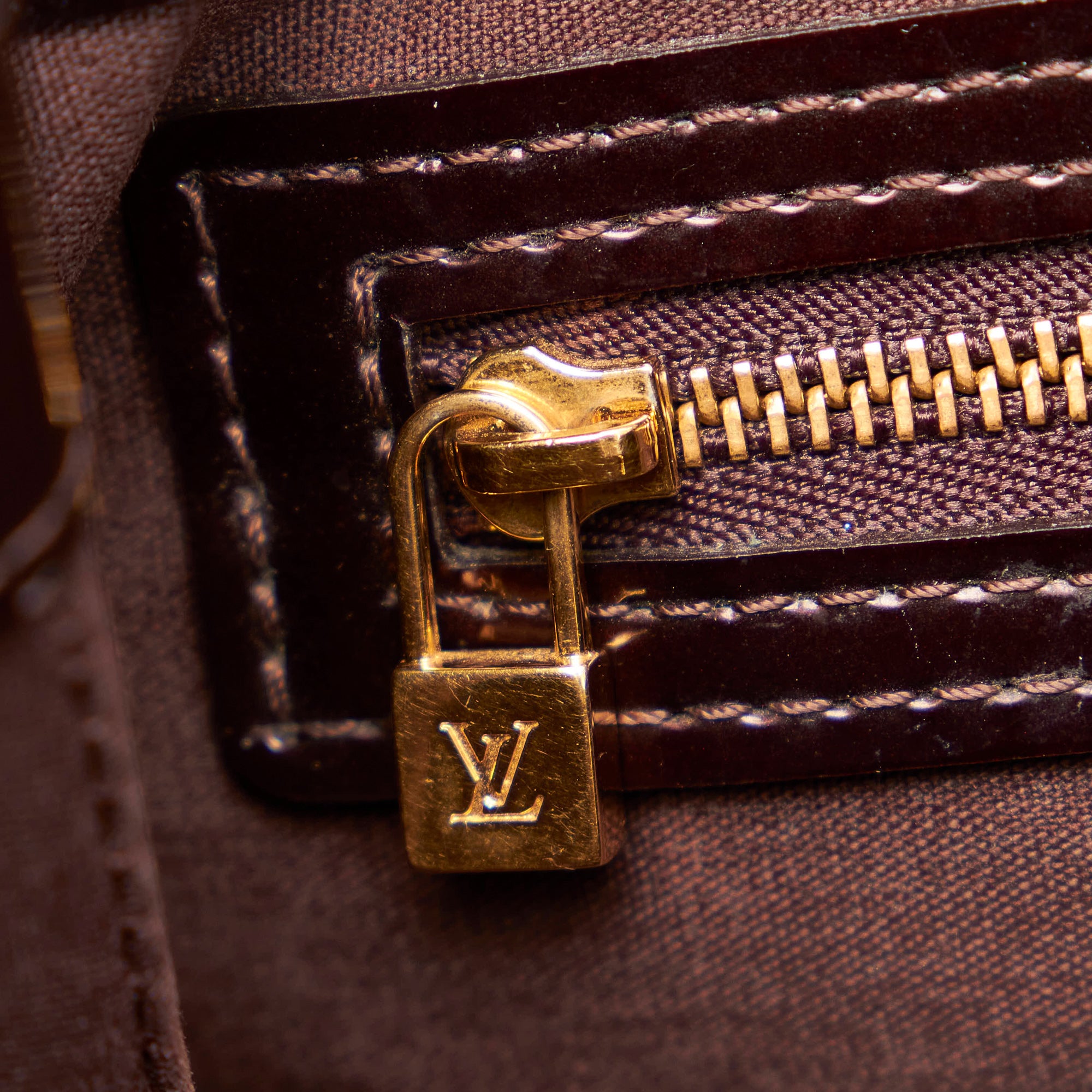 Purple Louis Vuitton Vernis Wilshire PM Bag