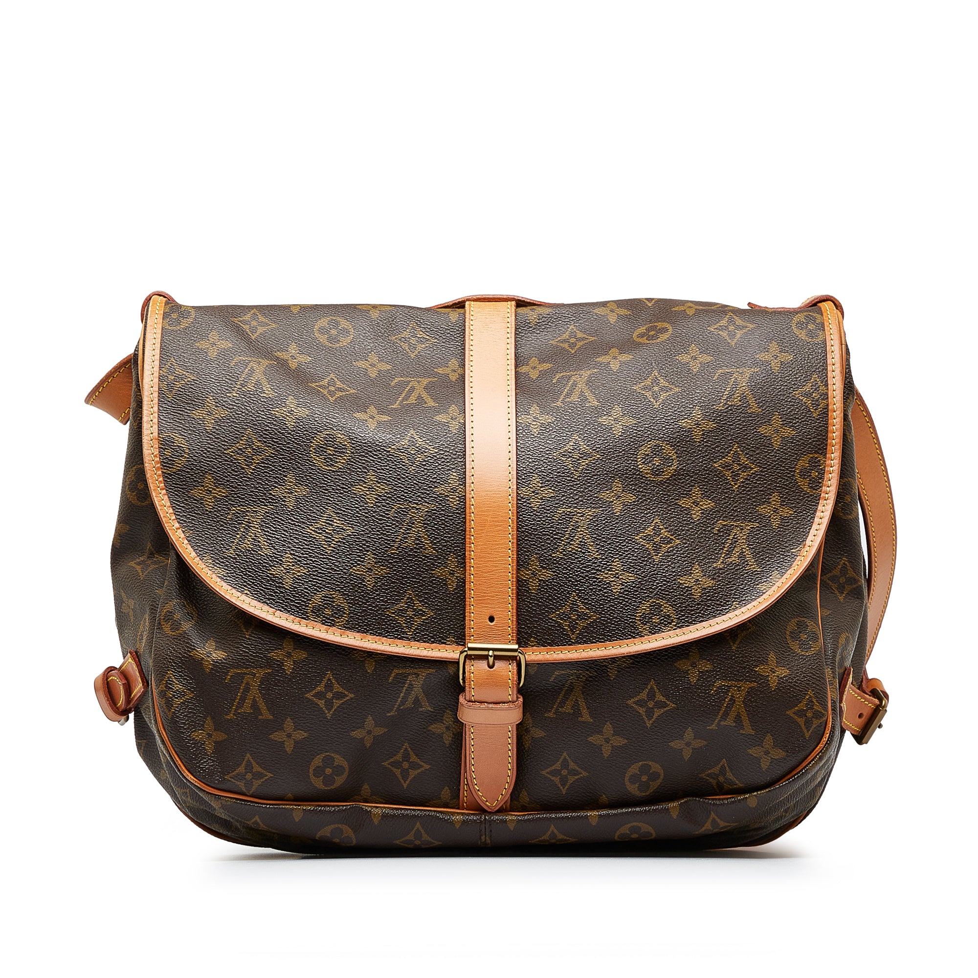 Louis Vuitton Monogram Saumur 35 Messenger Bag Brown M42254 9922