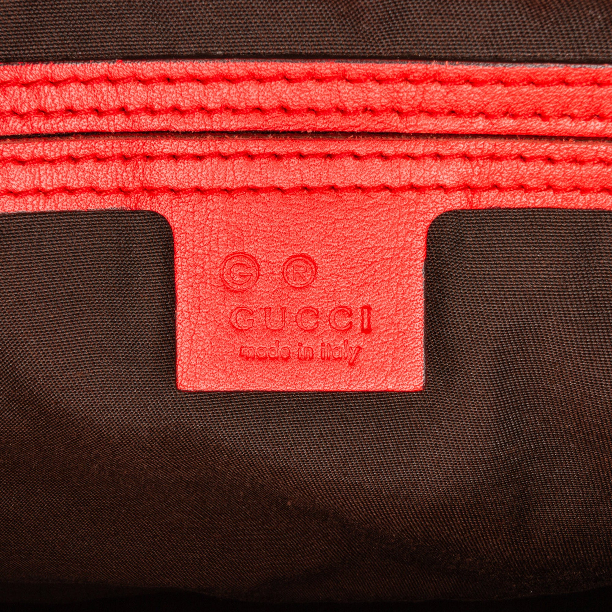 Gucci, Embossed Leather Joy Guccissima Boston Bag, signa…