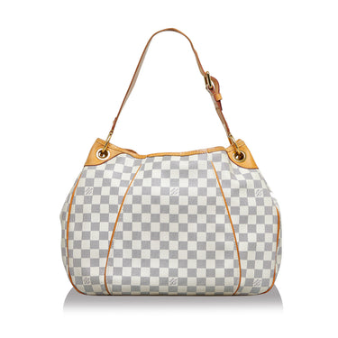 White Louis Vuitton Damier Azur Iena Shoulder Bag – Designer Revival