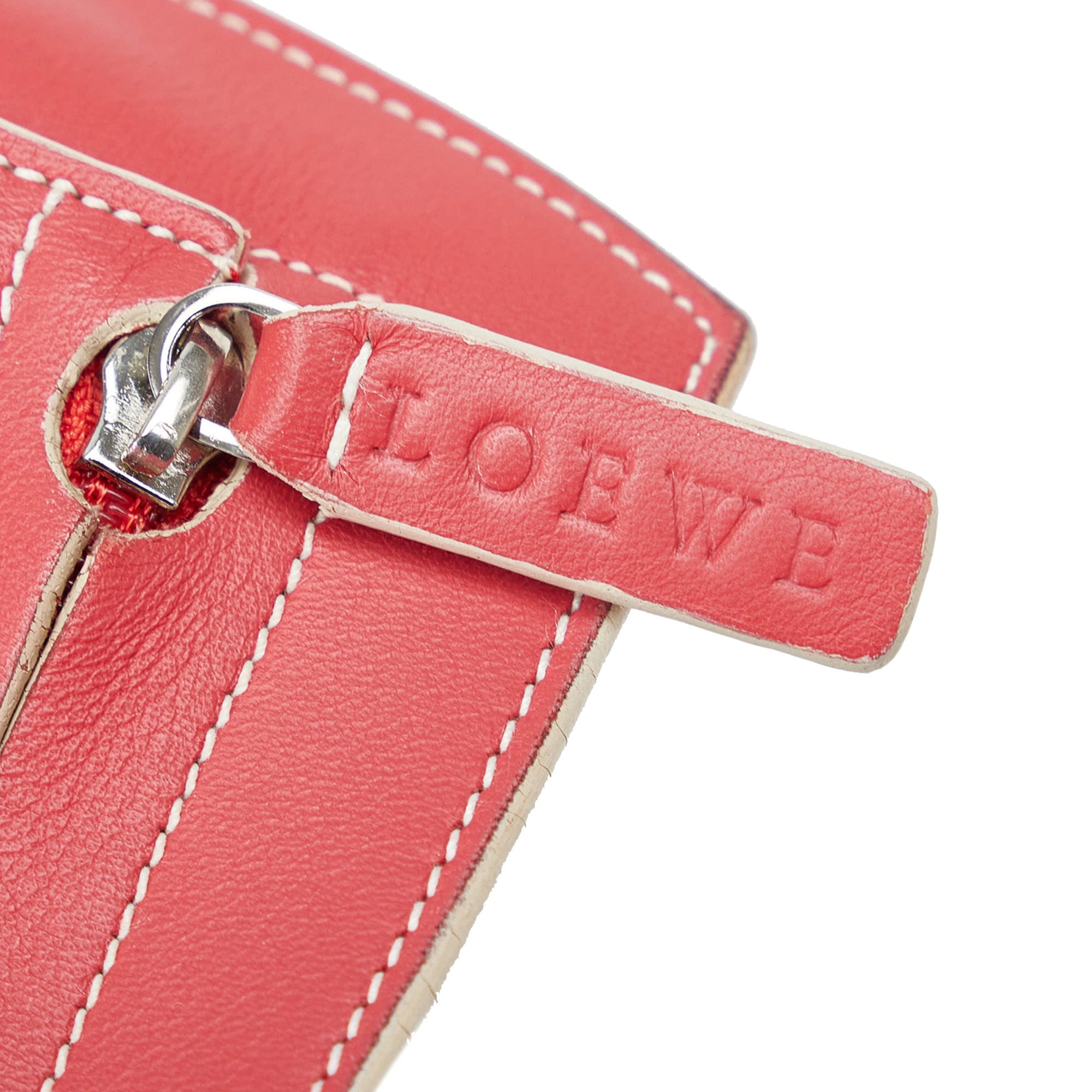 peek at my Loewe Puzzle bag in March, Pink Loewe Leather Pouch