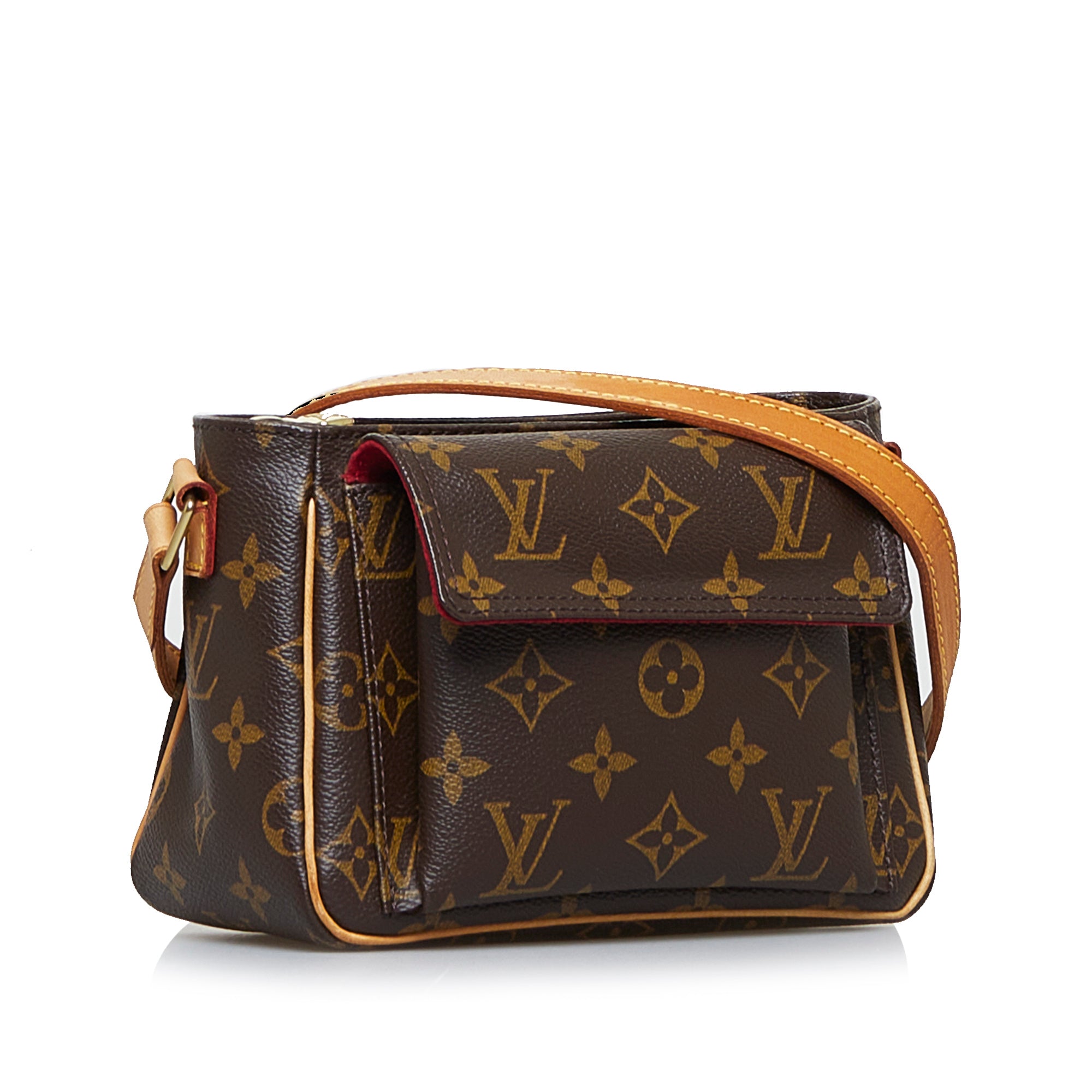 Viva cité cloth crossbody bag Louis Vuitton Brown in Cloth - 31308654