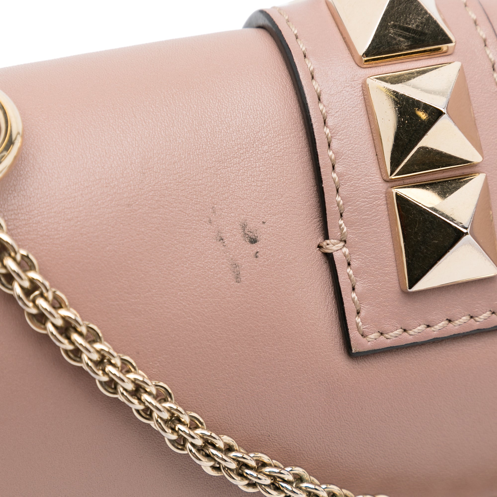 Pink Valentino Rockstud Glam Lock Crossbody Bag – Designer Revival