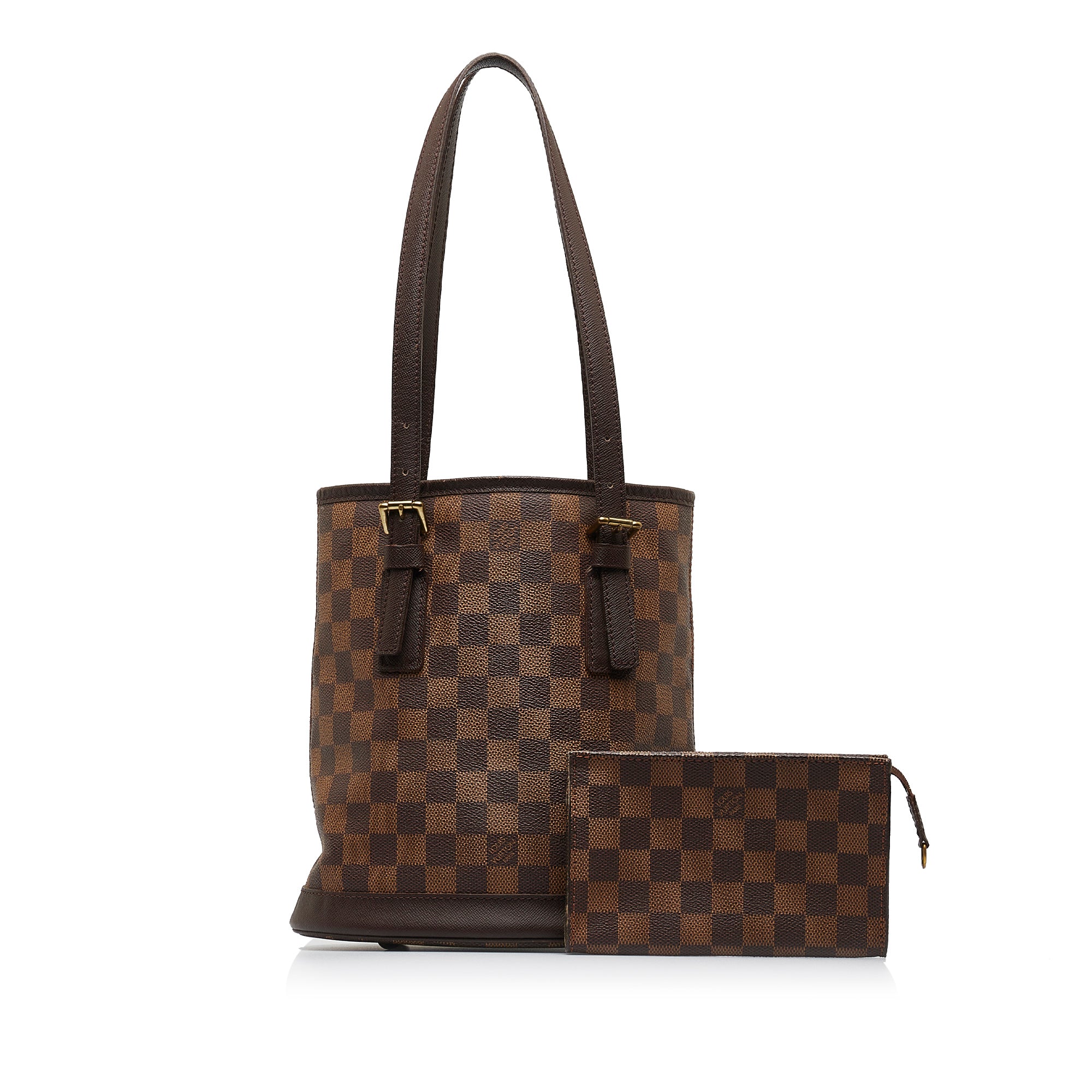 Pre-Owned Louis Vuitton Brera Damier Ebene Handbag - Excellent Condition 