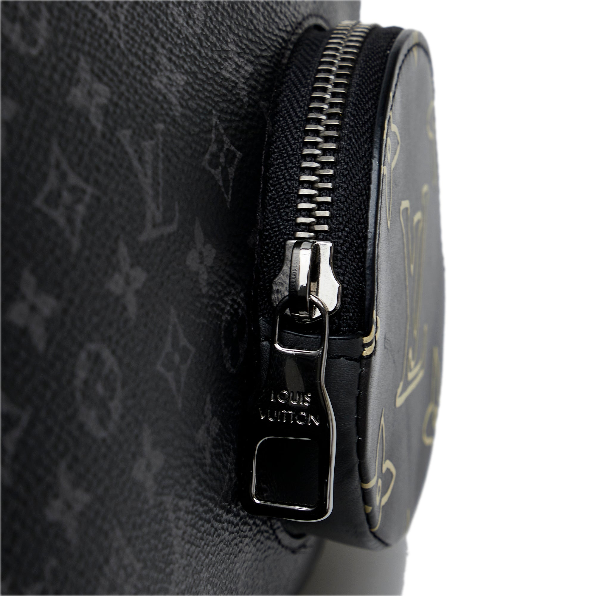 Louis+Vuitton+Monogram+Eclipse+Pochette+Volga+Black+M68321+Bags+802500032142000  for sale online