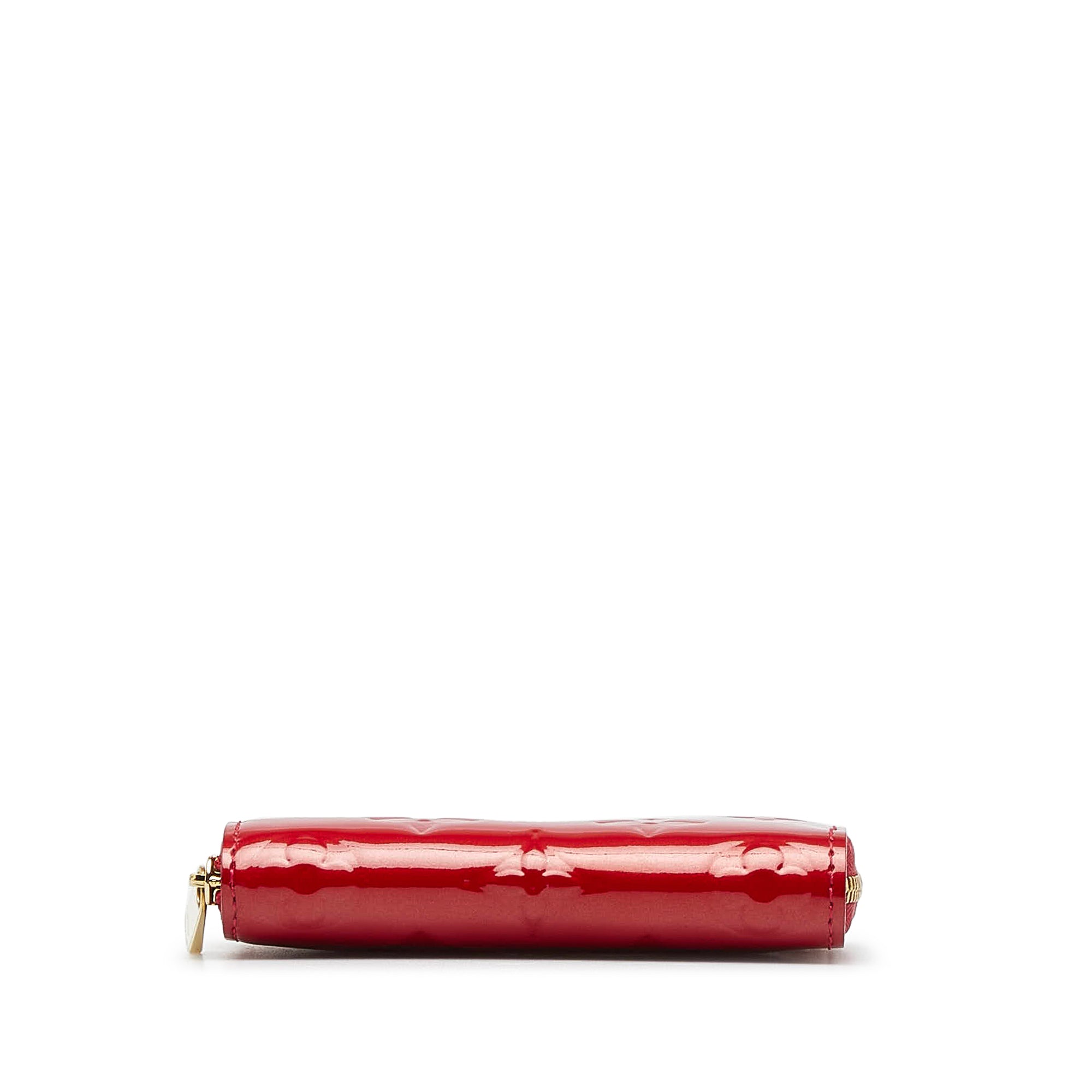 RvceShops Revival, Red Louis Vuitton Vernis Zippy Coin Pouch